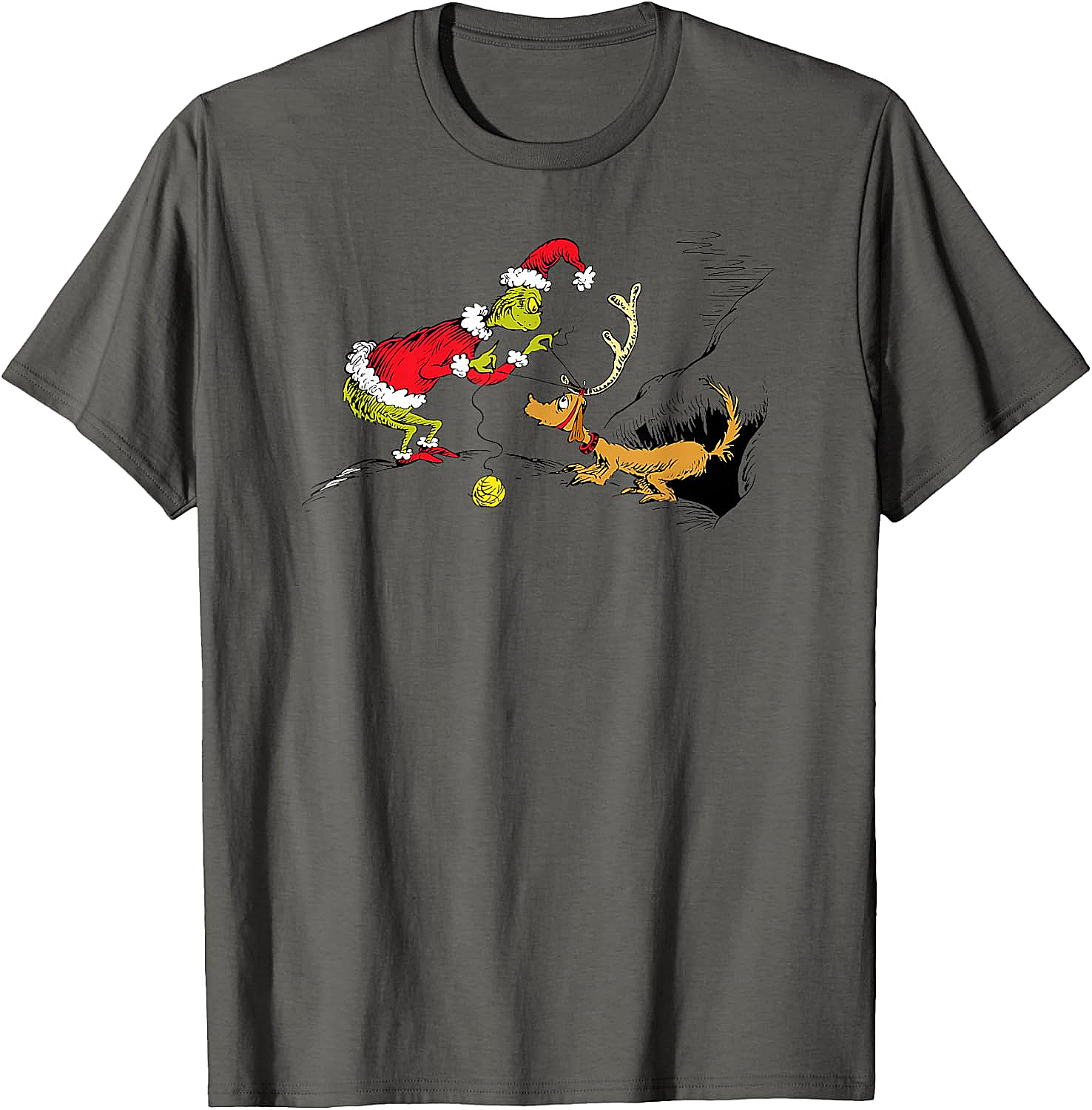 Grinch & Max Christmas T-Shirt Dr. Seuss Grinchmas Tee