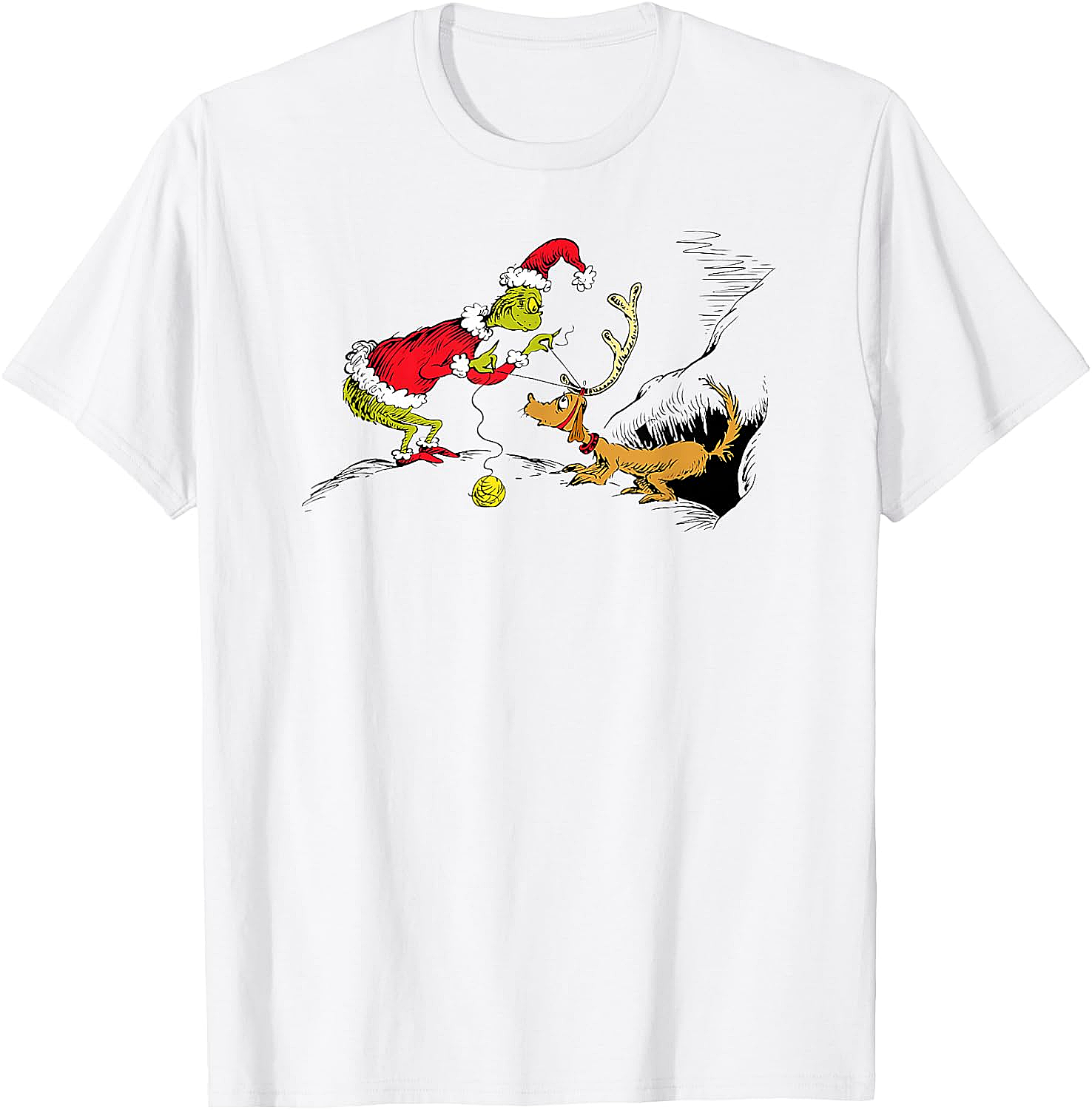 Grinch & Max Christmas T-Shirt Dr. Seuss Grinchmas Tee