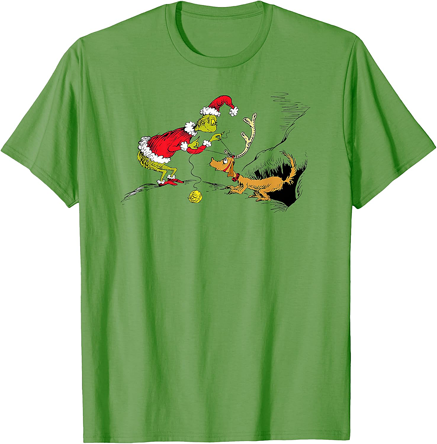 Grinch & Max Christmas T-Shirt Dr. Seuss Grinchmas Tee