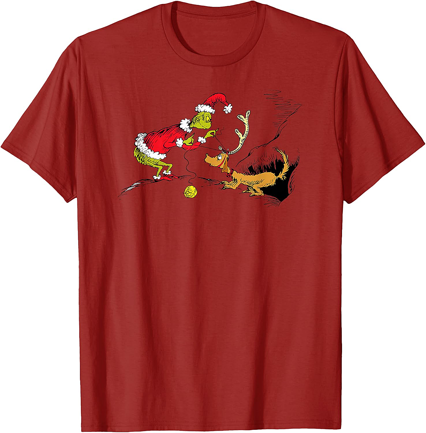 Grinch & Max Christmas T-Shirt Dr. Seuss Grinchmas Tee