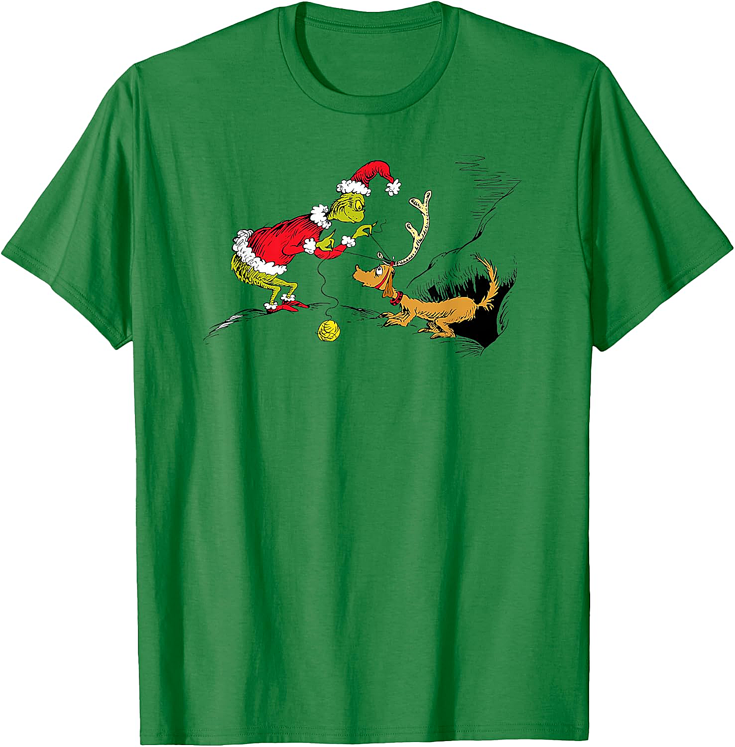 Grinch & Max Christmas T-Shirt Dr. Seuss Grinchmas Tee