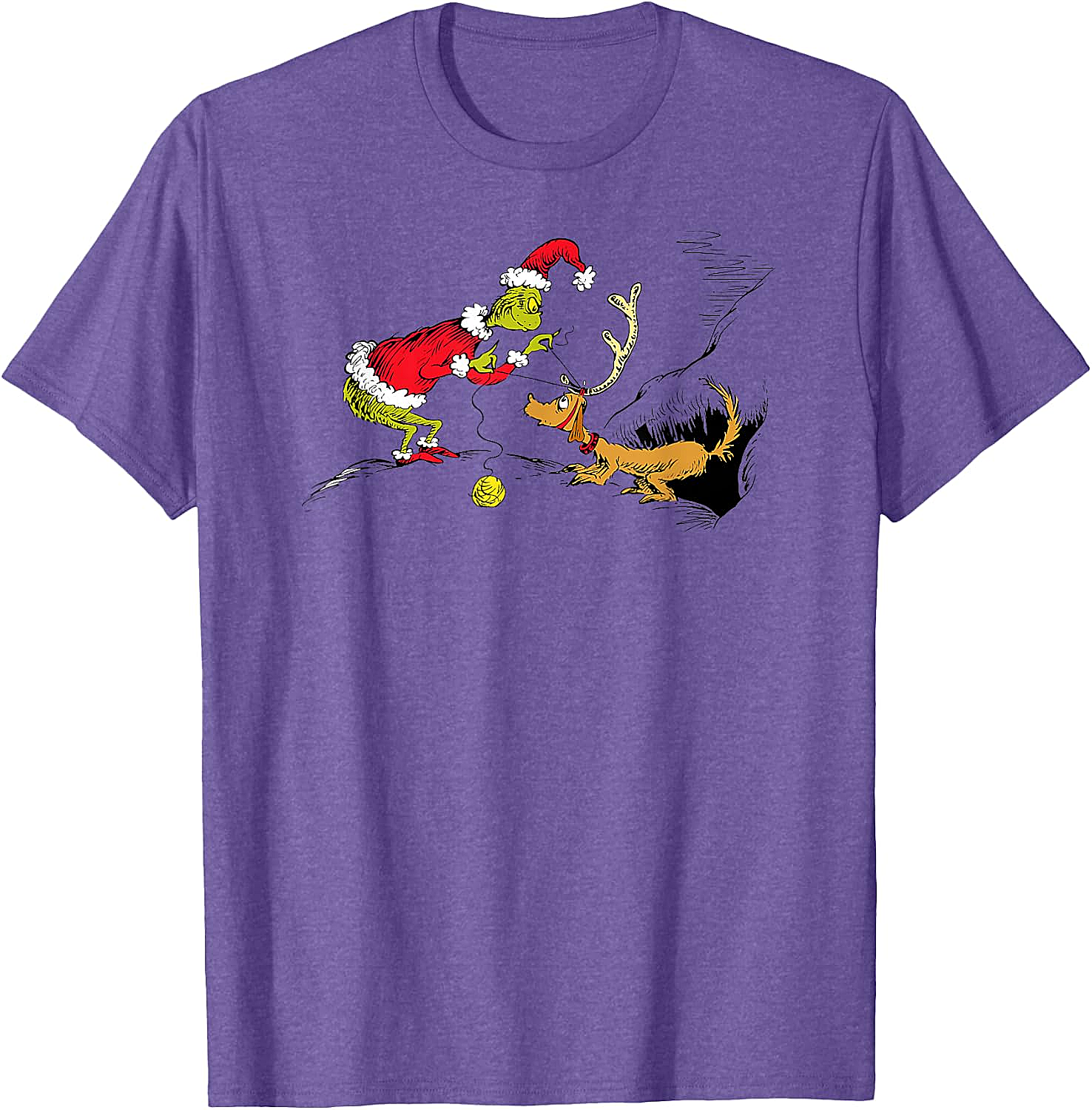 Grinch & Max Christmas T-Shirt Dr. Seuss Grinchmas Tee