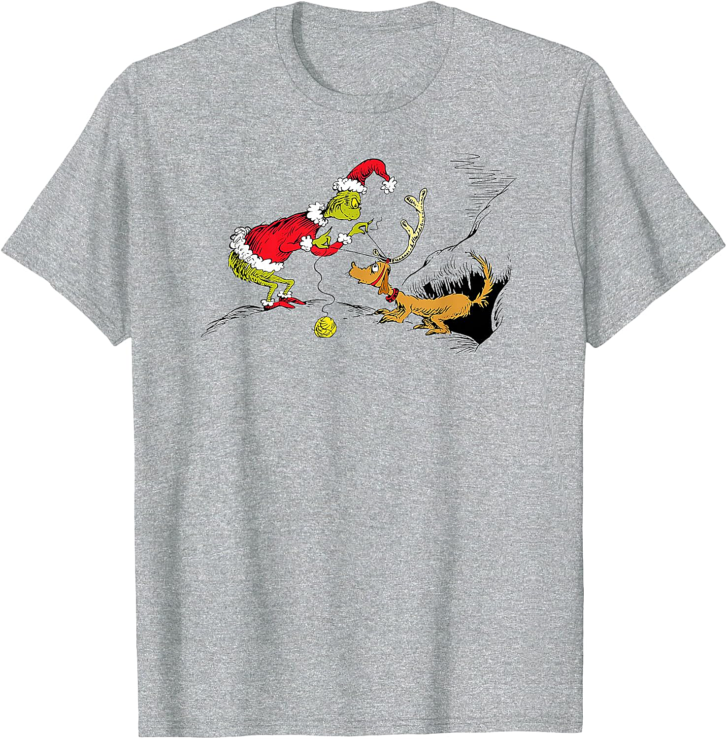 Grinch & Max Christmas T-Shirt Dr. Seuss Grinchmas Tee