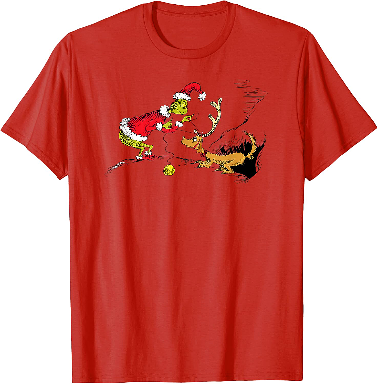 Grinch & Max Christmas T-Shirt Dr. Seuss Grinchmas Tee