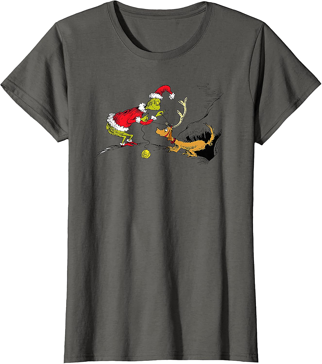 Grinch & Max Christmas T-Shirt Dr. Seuss Grinchmas Tee