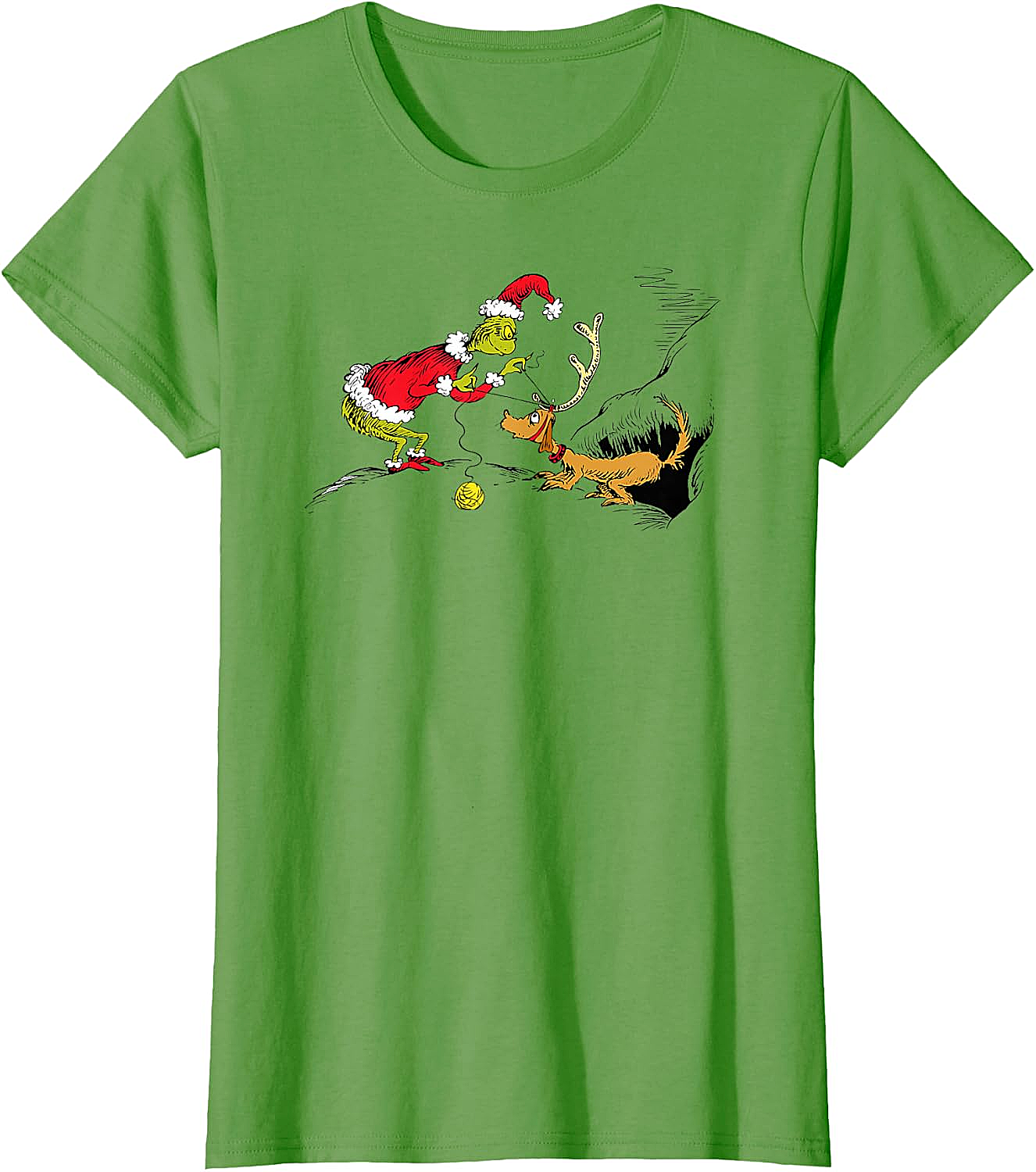 Grinch & Max Christmas T-Shirt Dr. Seuss Grinchmas Tee