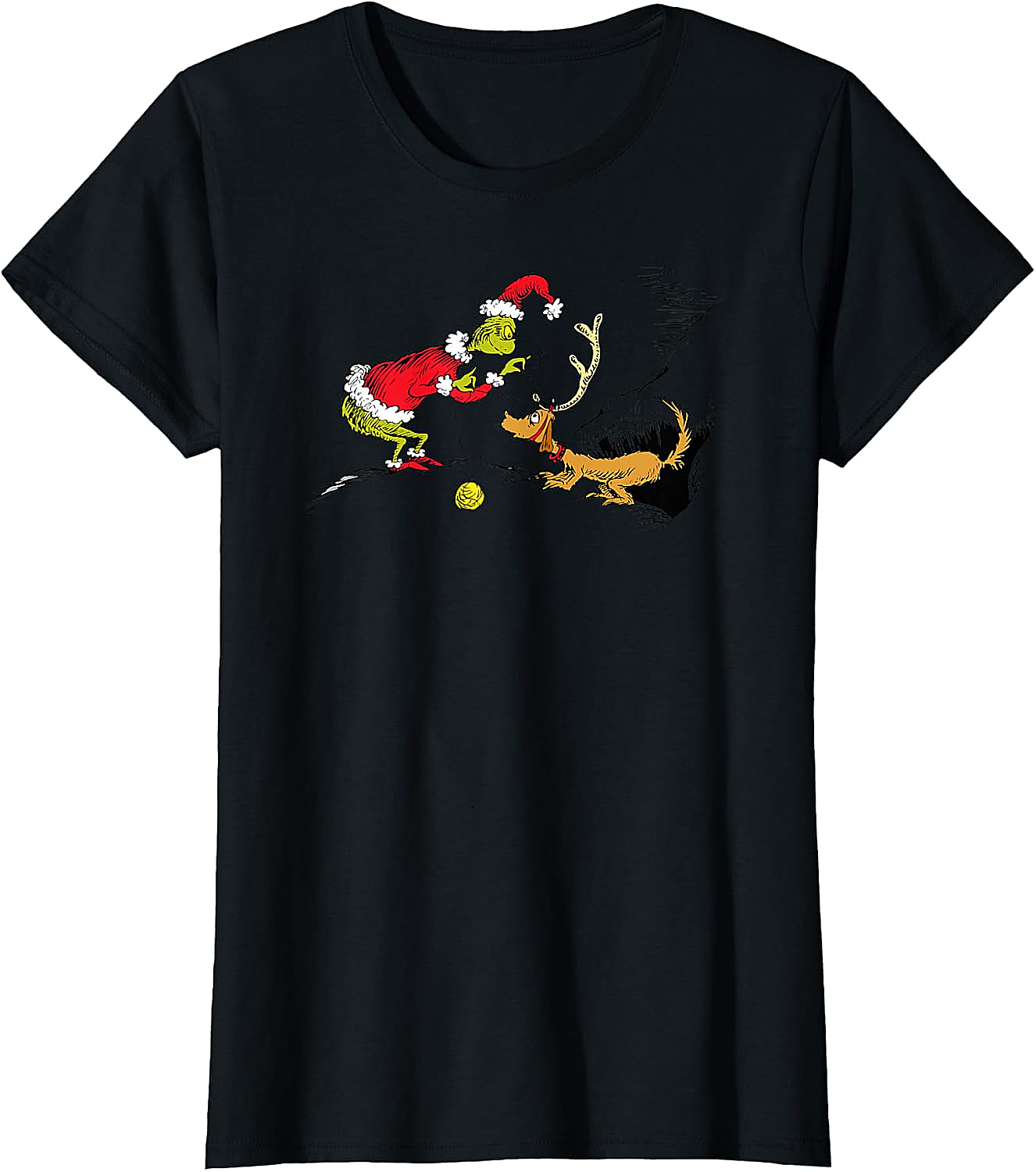 Grinch & Max Christmas T-Shirt Dr. Seuss Grinchmas Tee
