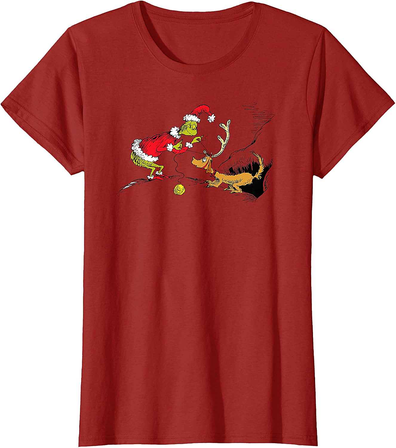 Grinch & Max Christmas T-Shirt Dr. Seuss Grinchmas Tee