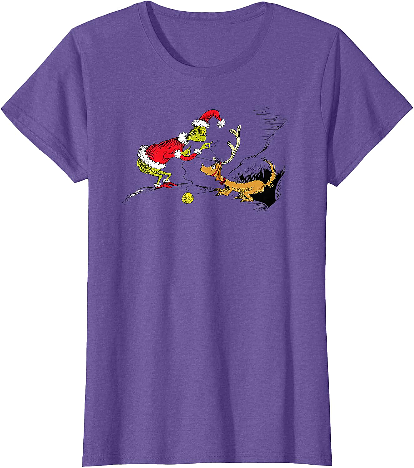 Grinch & Max Christmas T-Shirt Dr. Seuss Grinchmas Tee