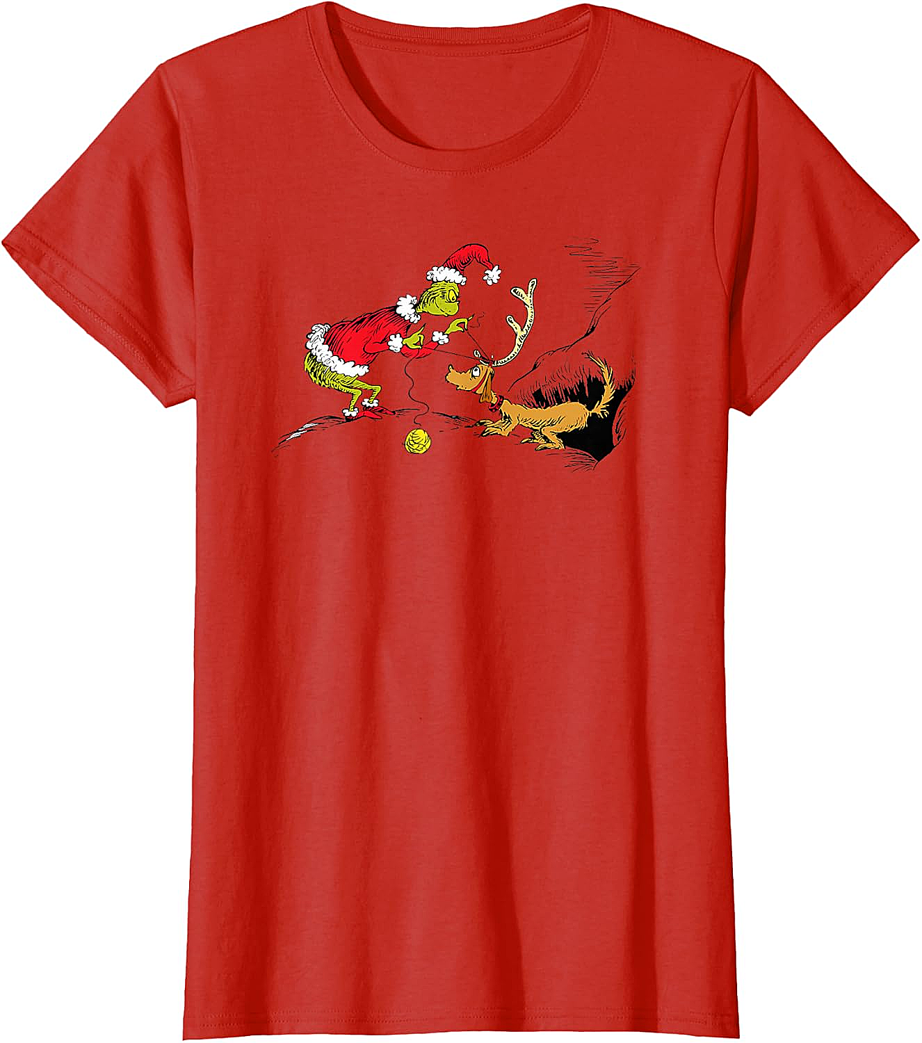 Grinch & Max Christmas T-Shirt Dr. Seuss Grinchmas Tee