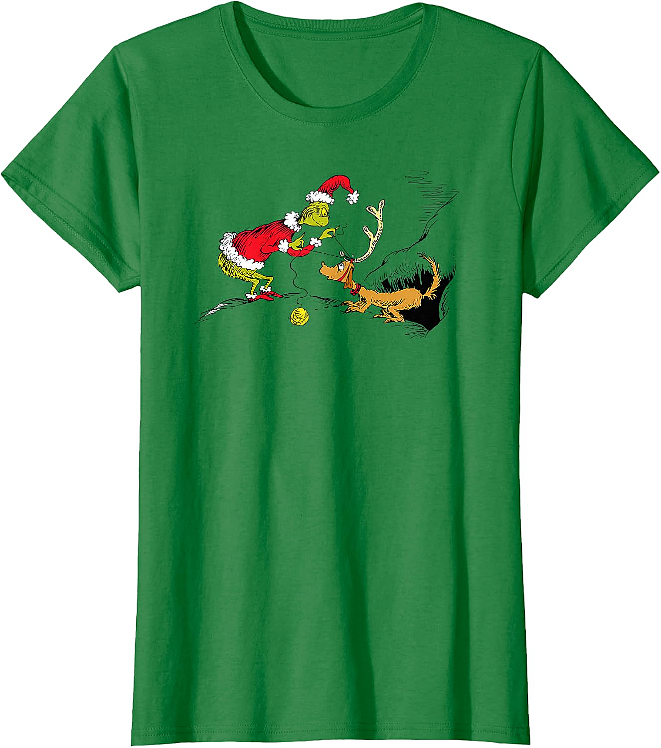 Grinch & Max Christmas T-Shirt Dr. Seuss Grinchmas Tee