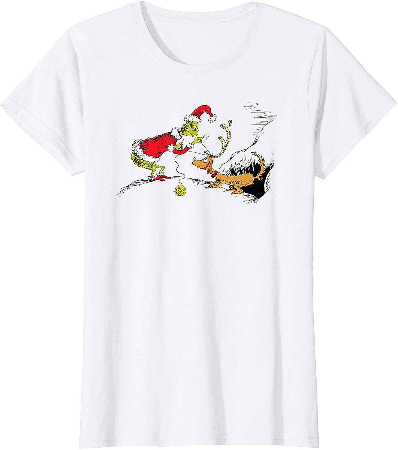 Grinch & Max Christmas T-Shirt Dr. Seuss Grinchmas Tee