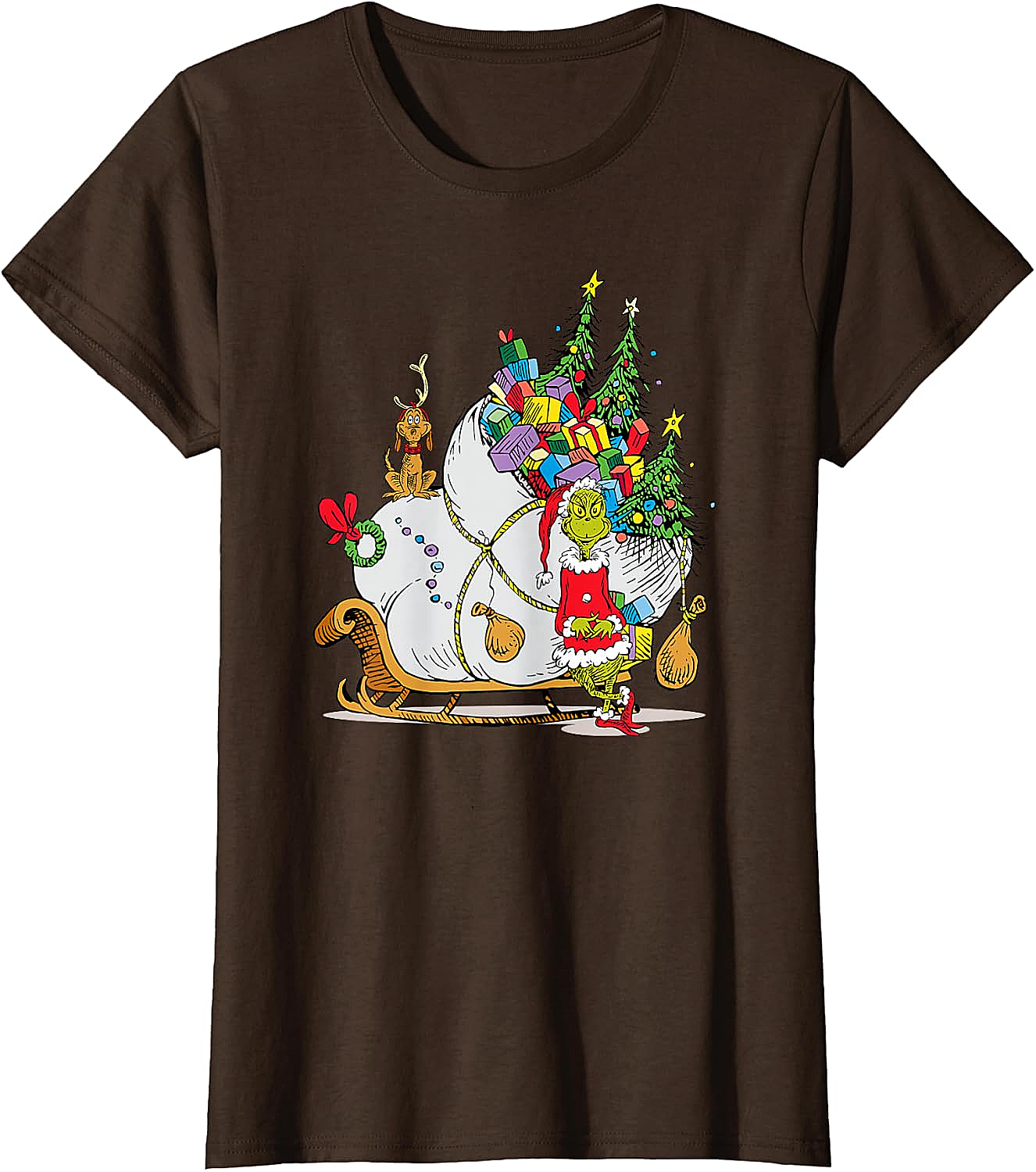 Grinch & Max Christmas T-Shirt Dr. Seuss Holiday Tee