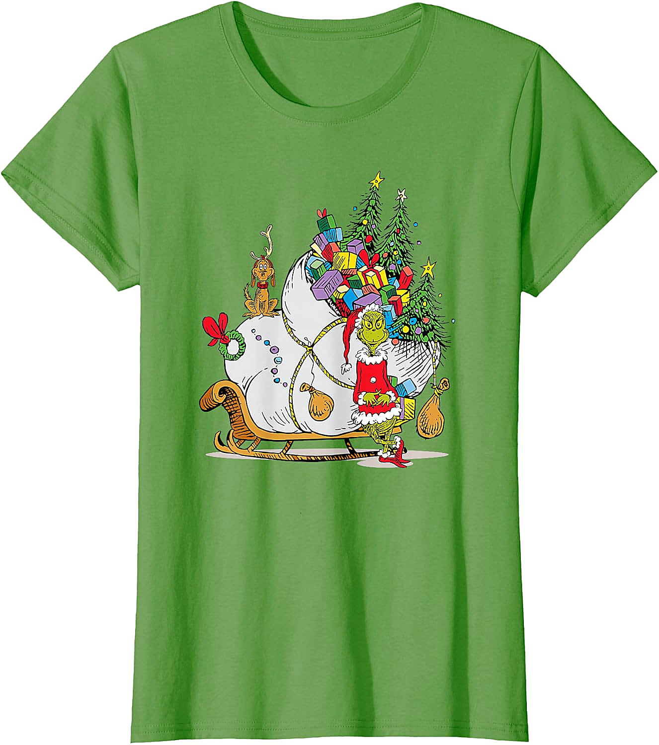 Grinch & Max Christmas T-Shirt Dr. Seuss Holiday Tee