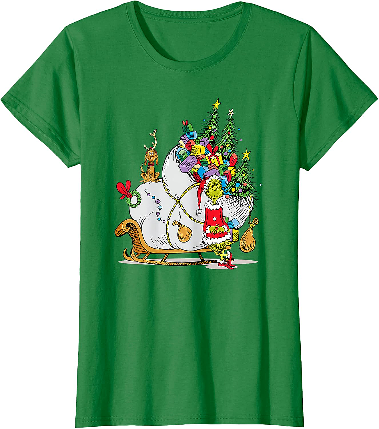 Grinch & Max Christmas T-Shirt Dr. Seuss Holiday Tee