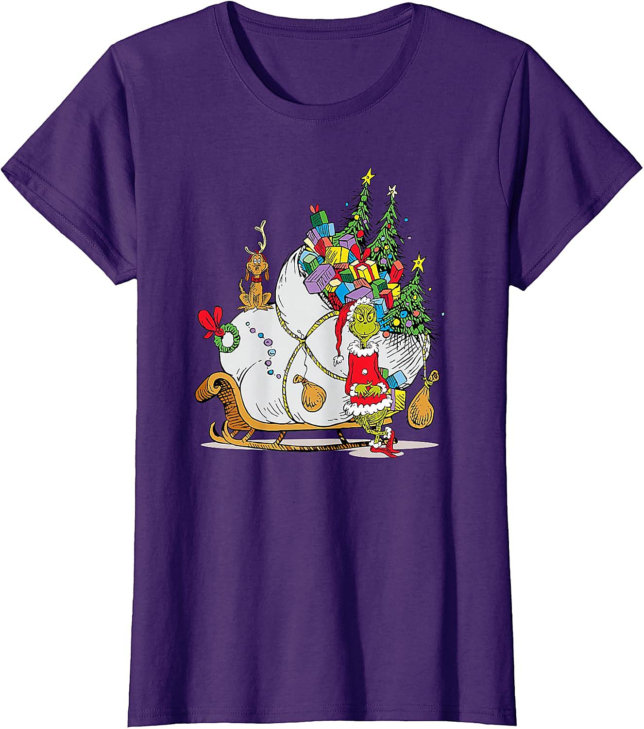 Grinch & Max Christmas T-Shirt Dr. Seuss Holiday Tee