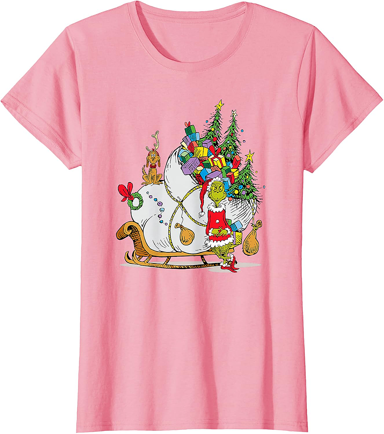 Grinch & Max Christmas T-Shirt Dr. Seuss Holiday Tee