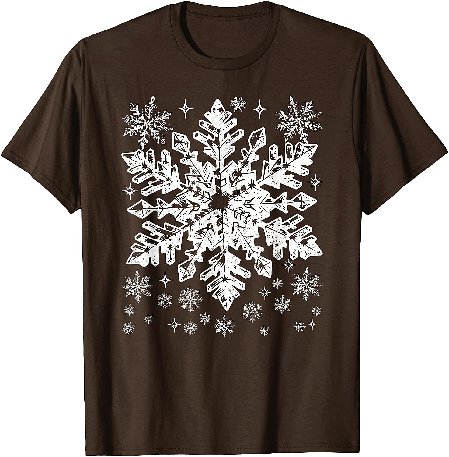  Snowflake T-Shirt Winter Christmas Graphic Tee
