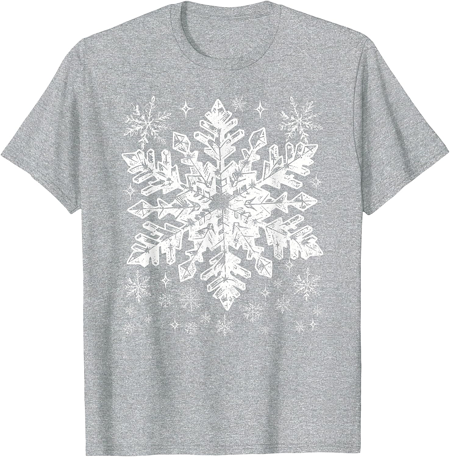  Snowflake T-Shirt Winter Christmas Graphic Tee