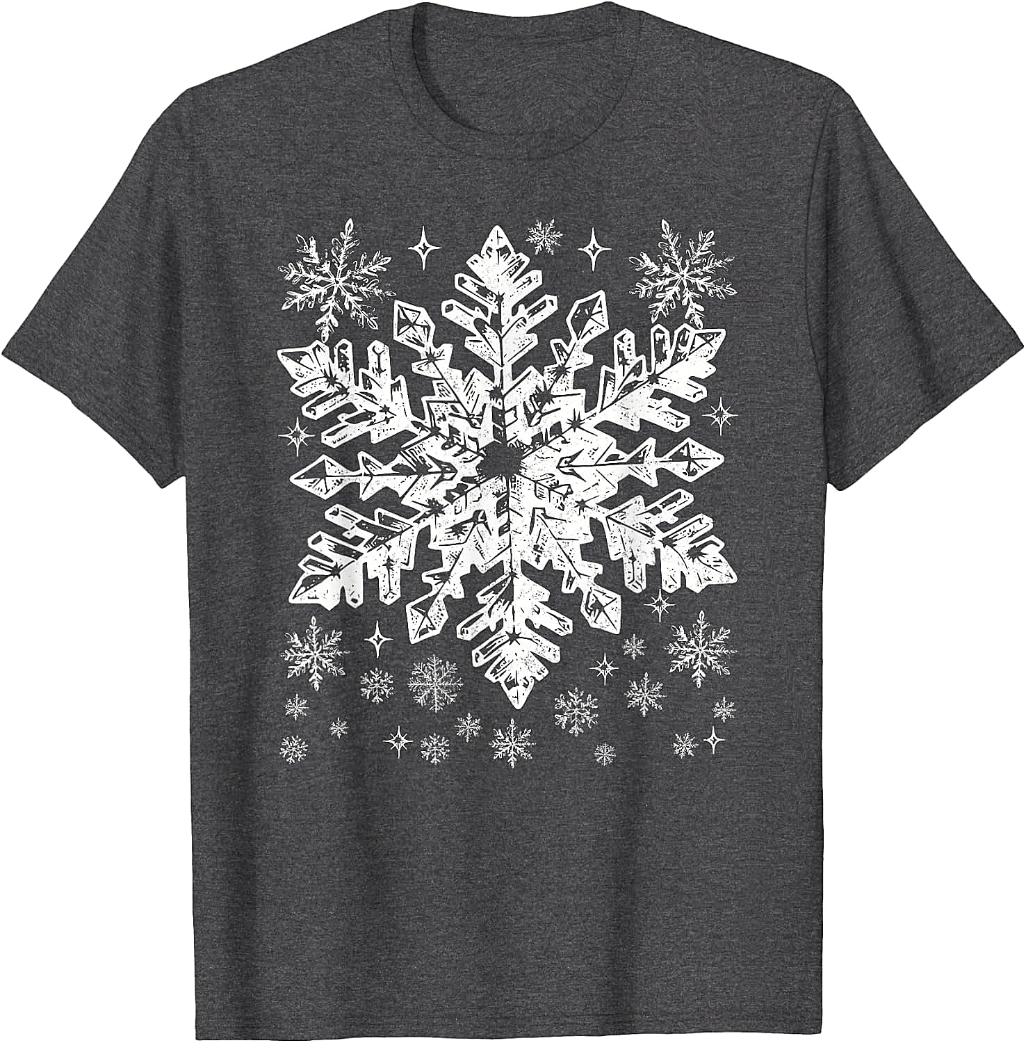  Snowflake T-Shirt Winter Christmas Graphic Tee