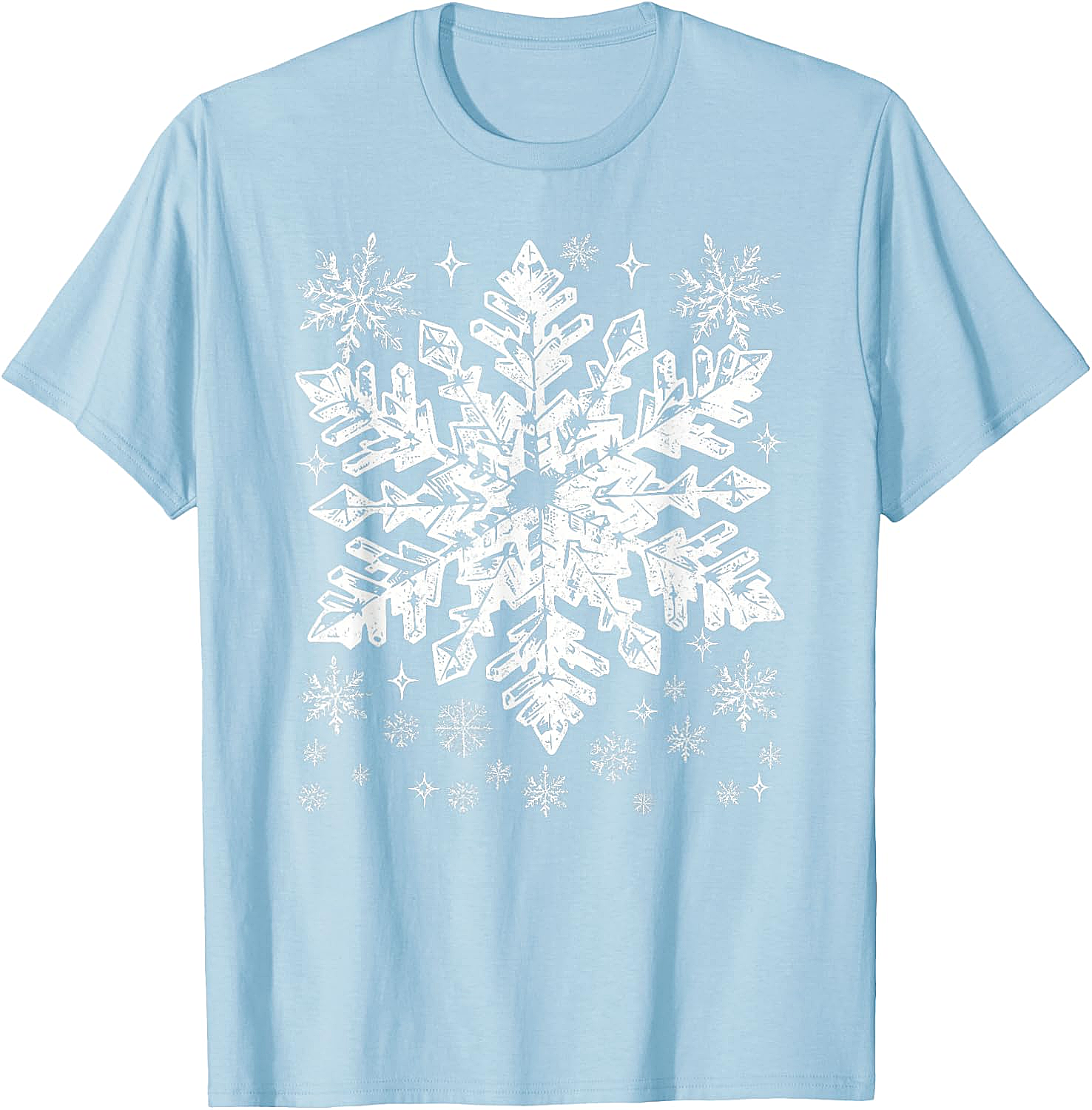  Snowflake T-Shirt Winter Christmas Graphic Tee