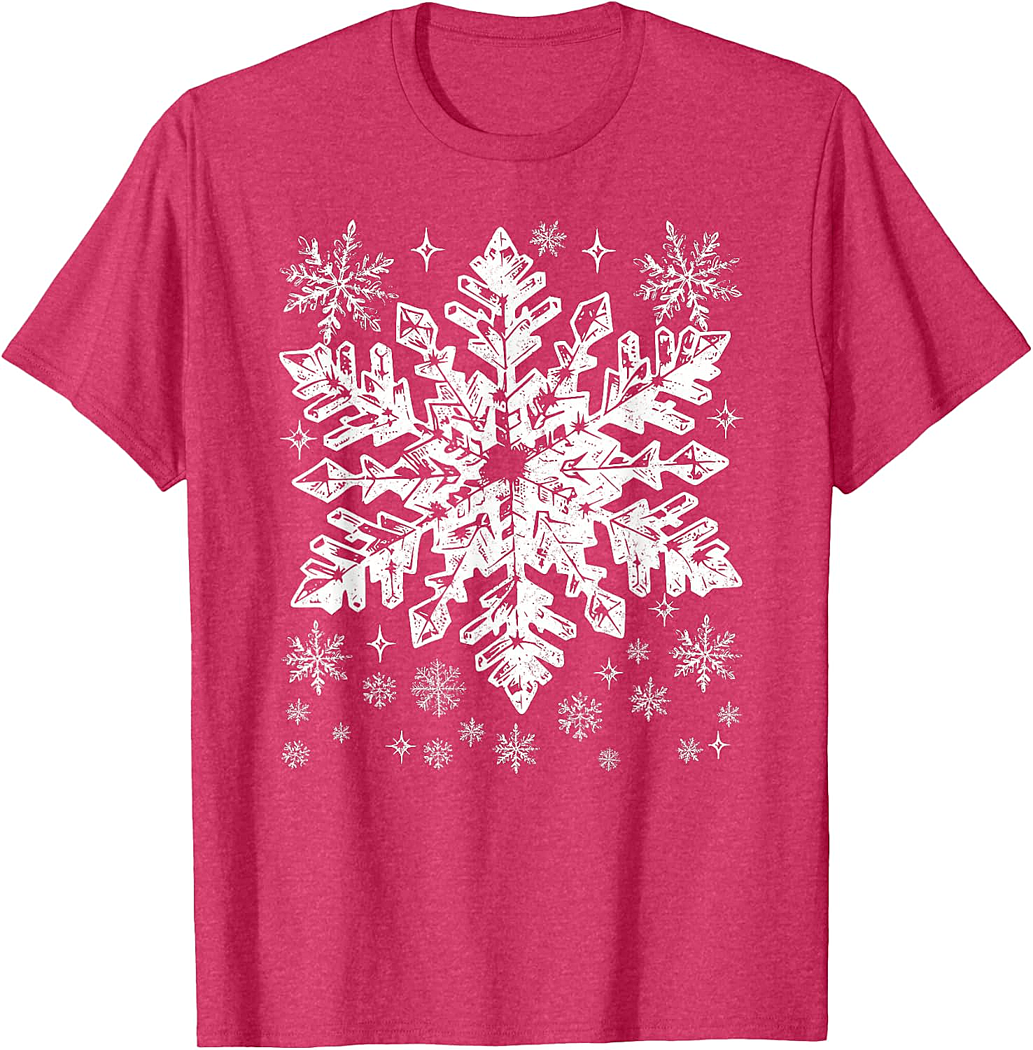  Snowflake T-Shirt Winter Christmas Graphic Tee