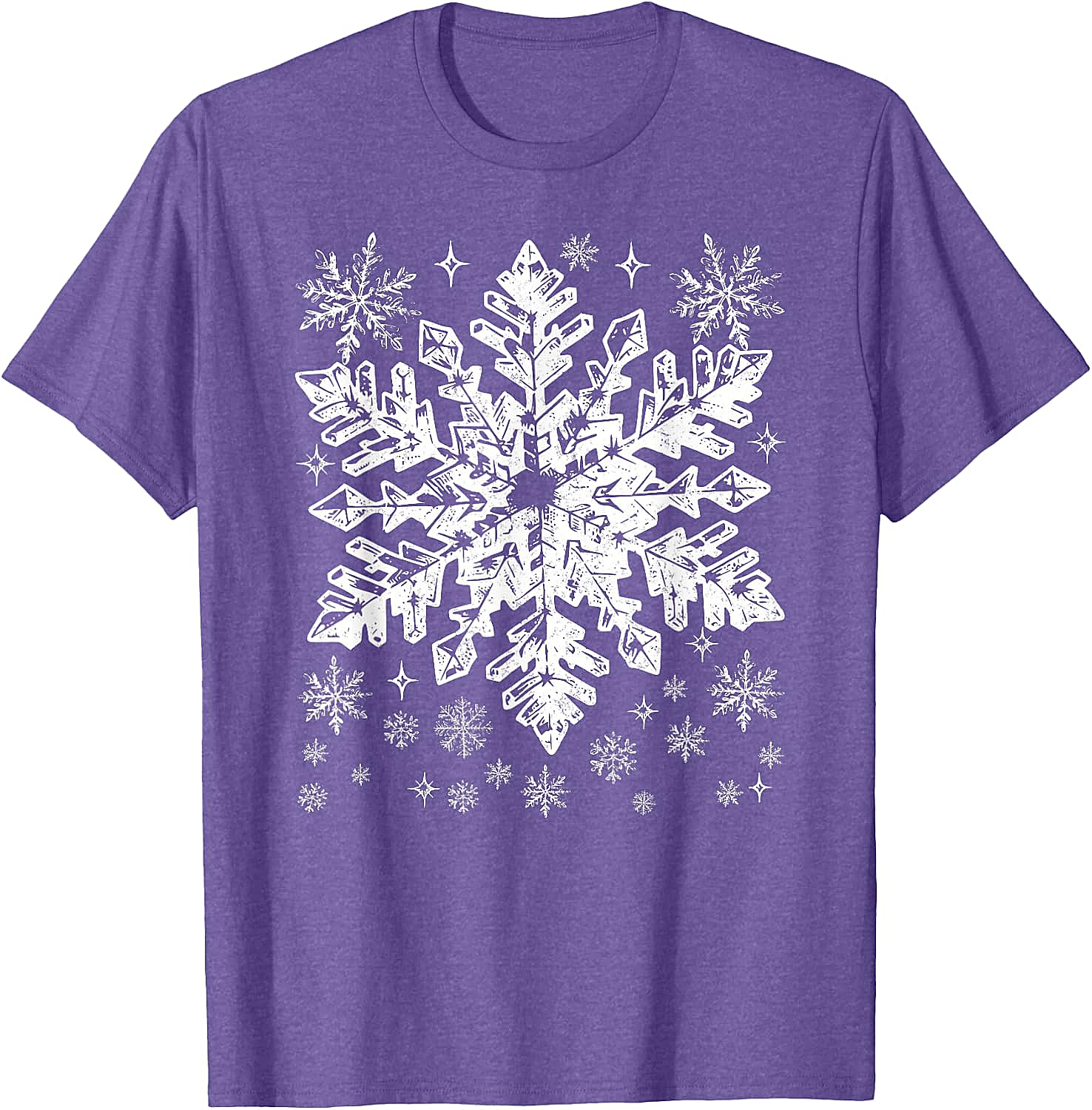  Snowflake T-Shirt Winter Christmas Graphic Tee