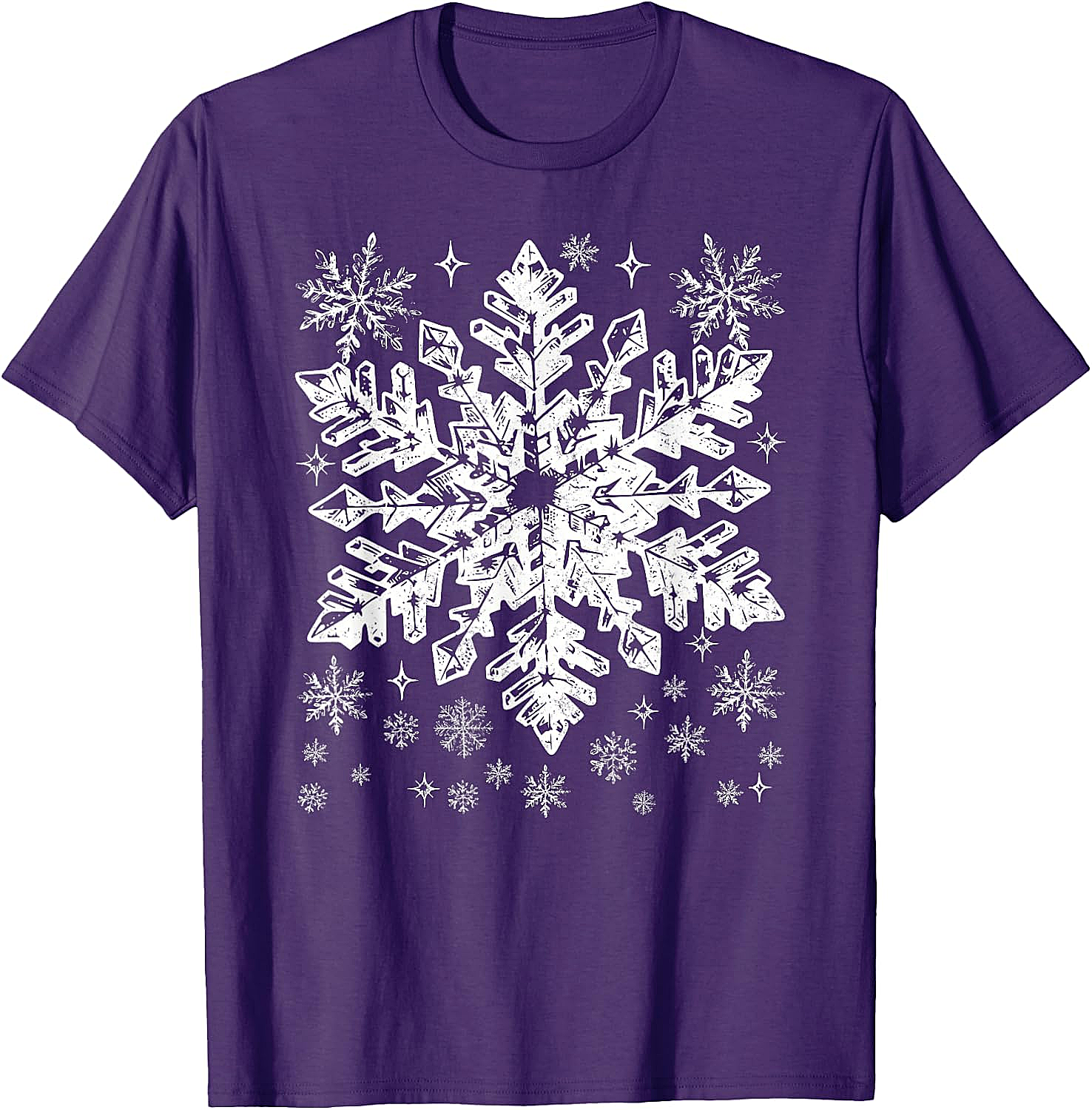  Snowflake T-Shirt Winter Christmas Graphic Tee