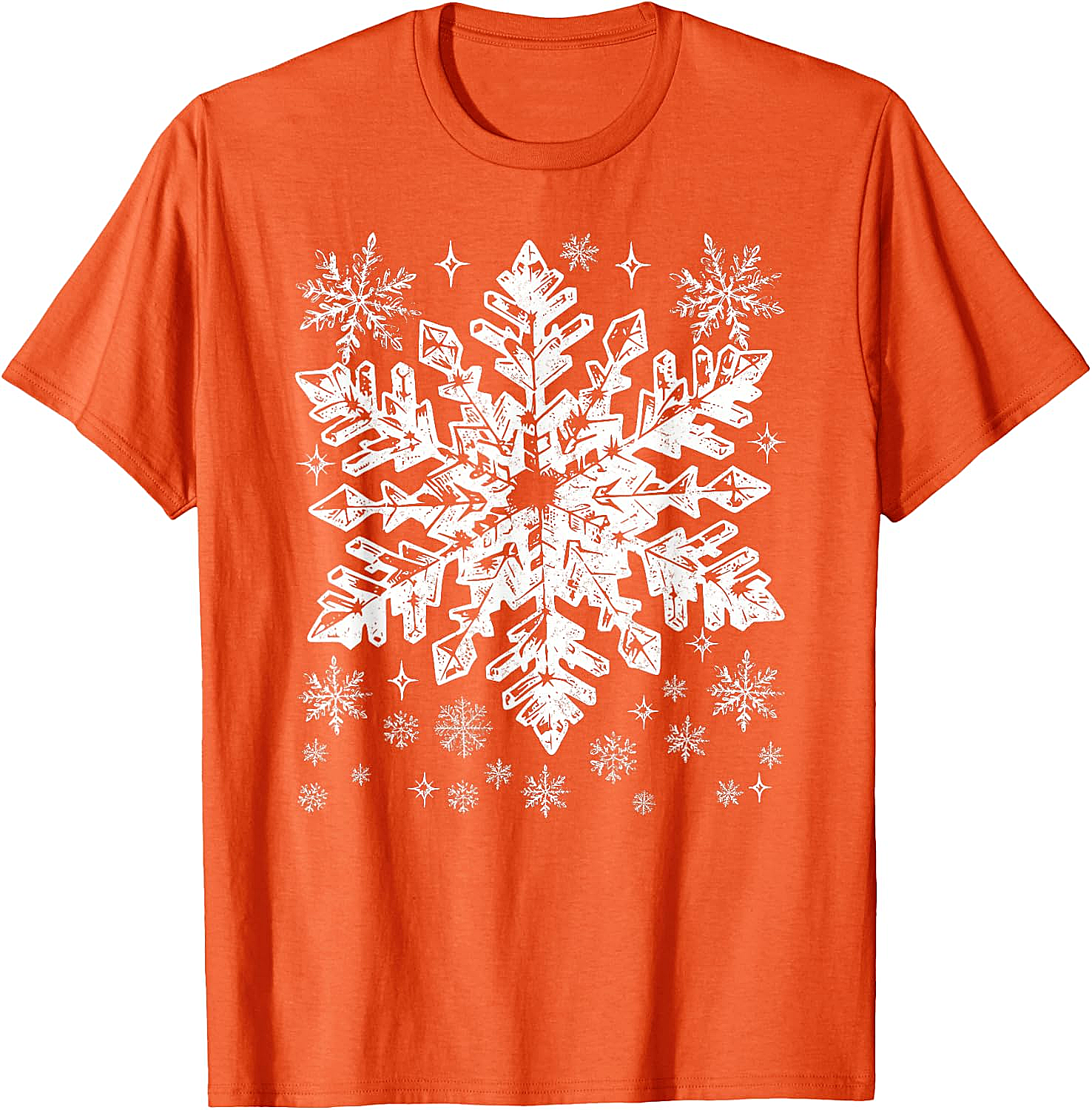  Snowflake T-Shirt Winter Christmas Graphic Tee