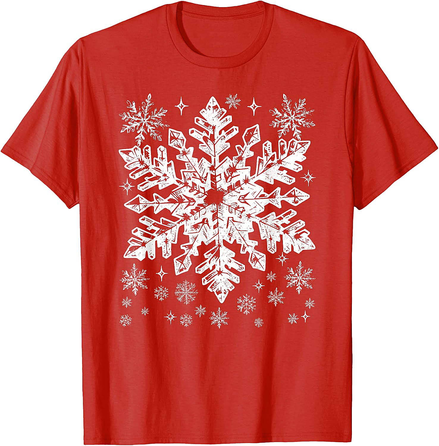  Snowflake T-Shirt Winter Christmas Graphic Tee