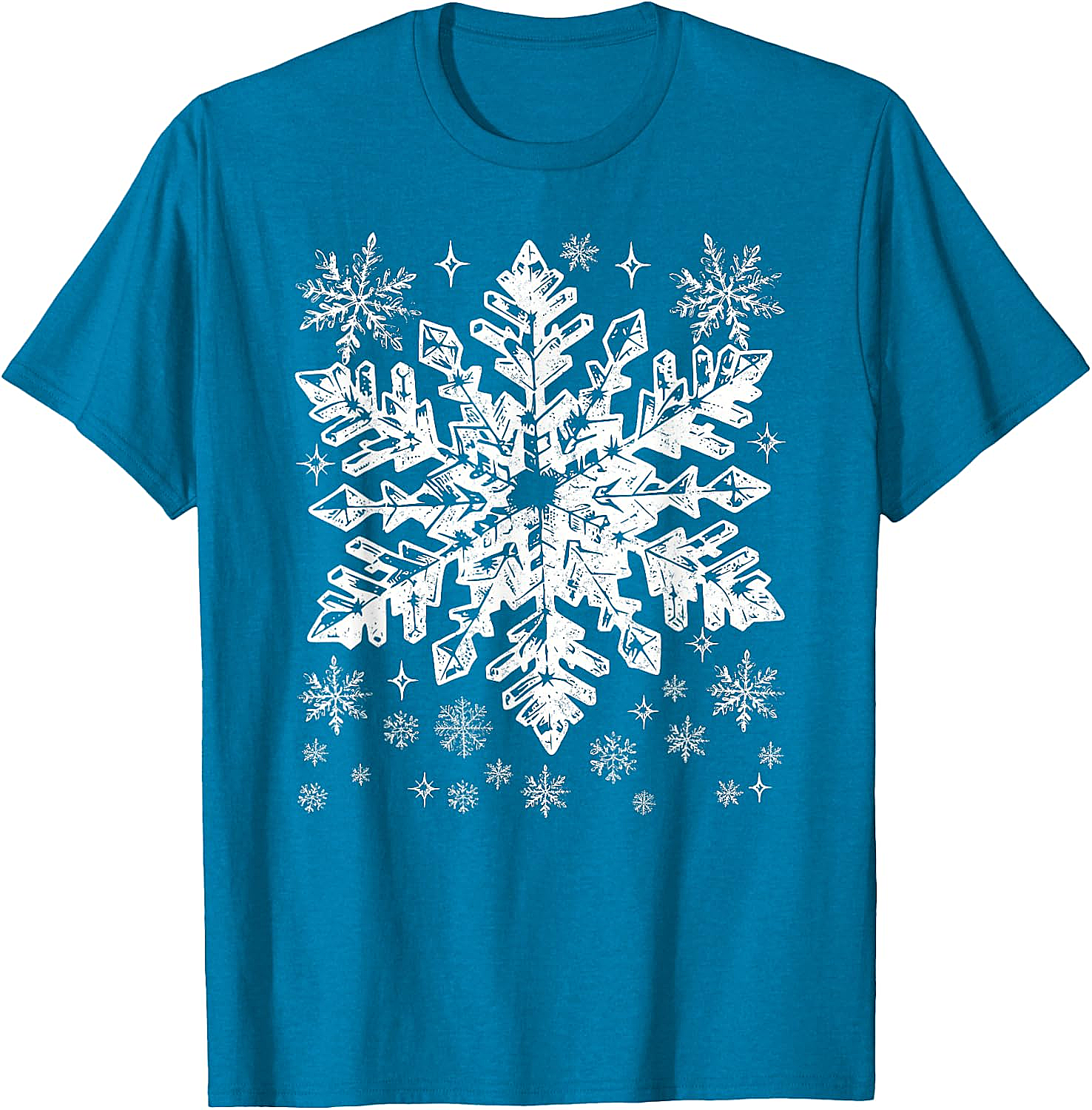 Snowflake T-Shirt Winter Christmas Graphic Tee