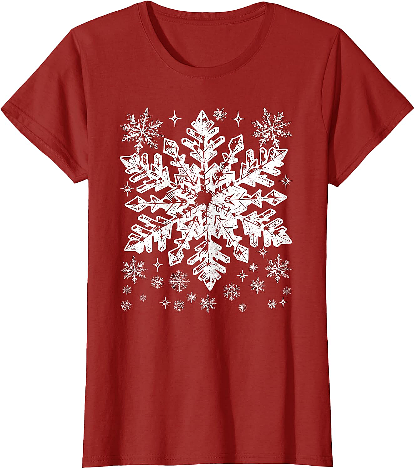  Snowflake T-Shirt Winter Christmas Graphic Tee