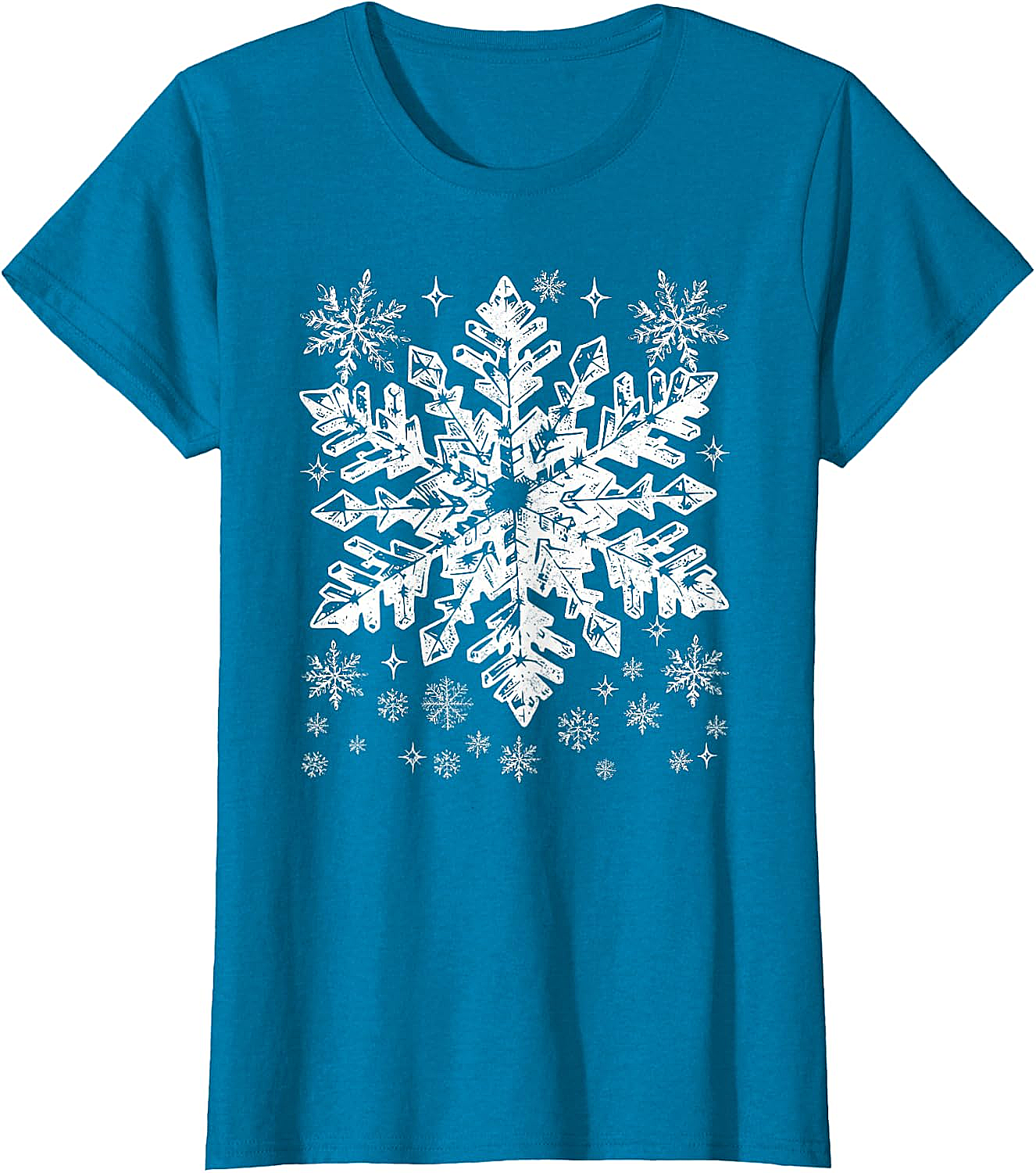  Snowflake T-Shirt Winter Christmas Graphic Tee