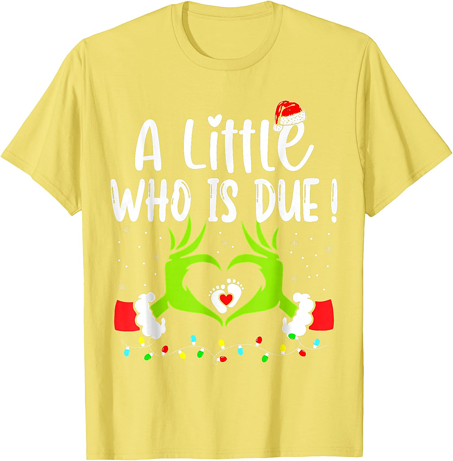  Christmas Pregnancy Announcement T-Shirt Grinch Baby Due