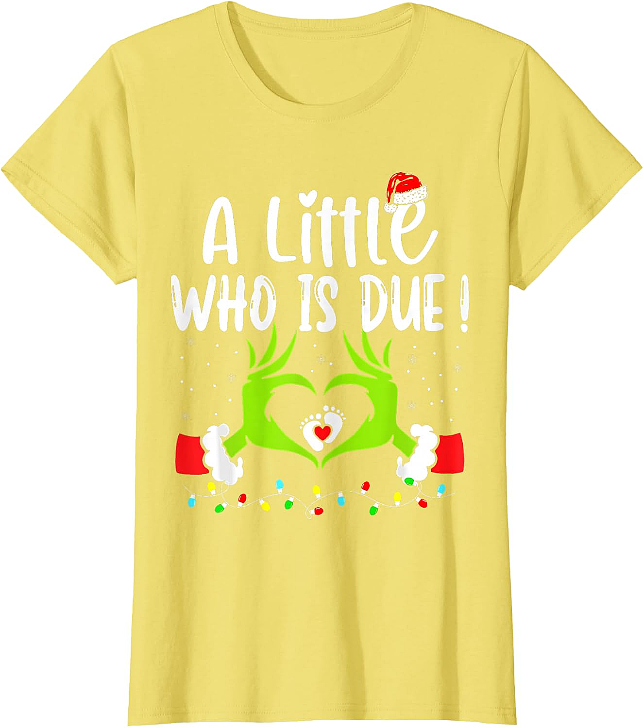  Christmas Pregnancy Announcement T-Shirt Grinch Baby Due