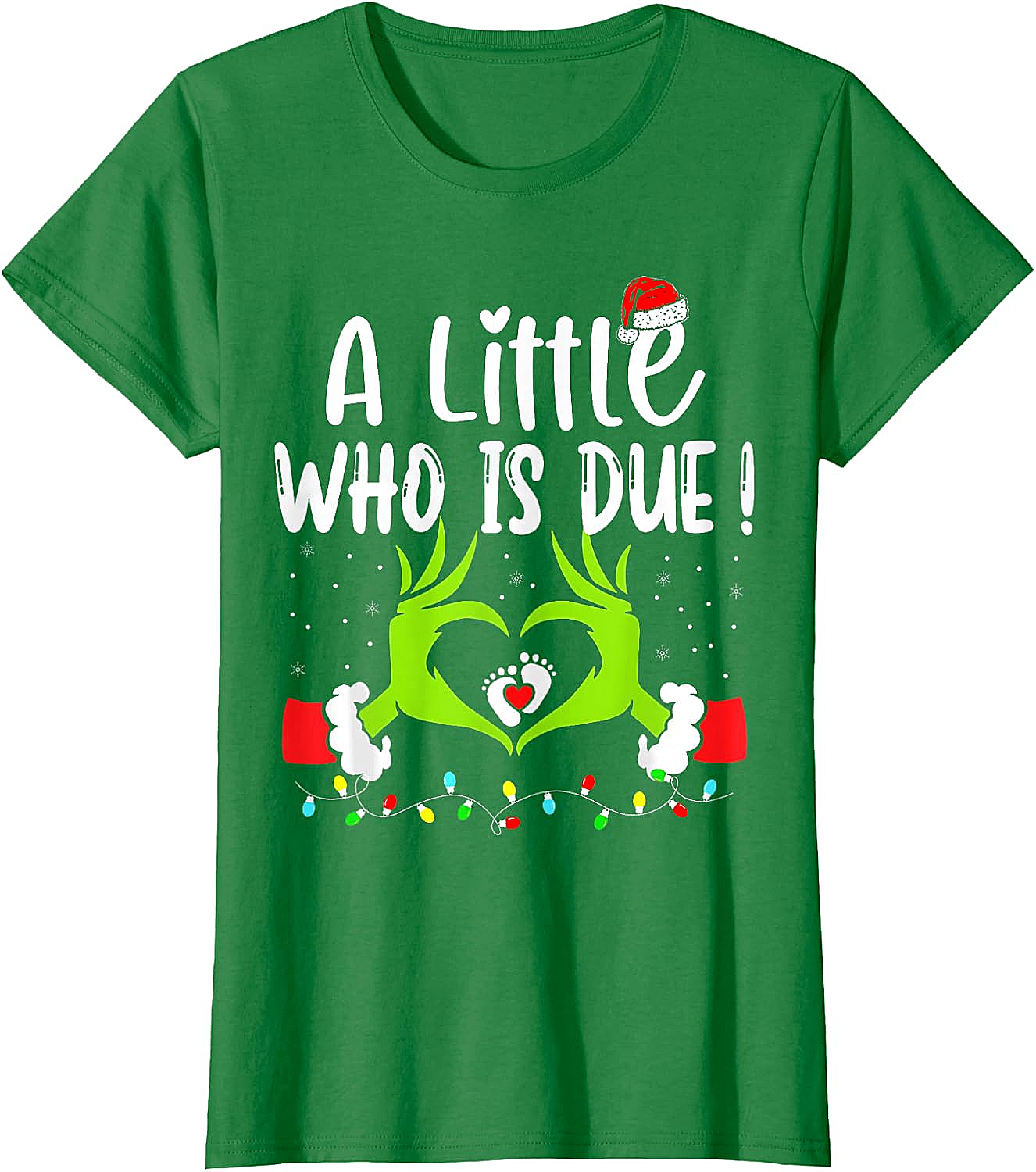  Christmas Pregnancy Announcement T-Shirt Grinch Baby Due