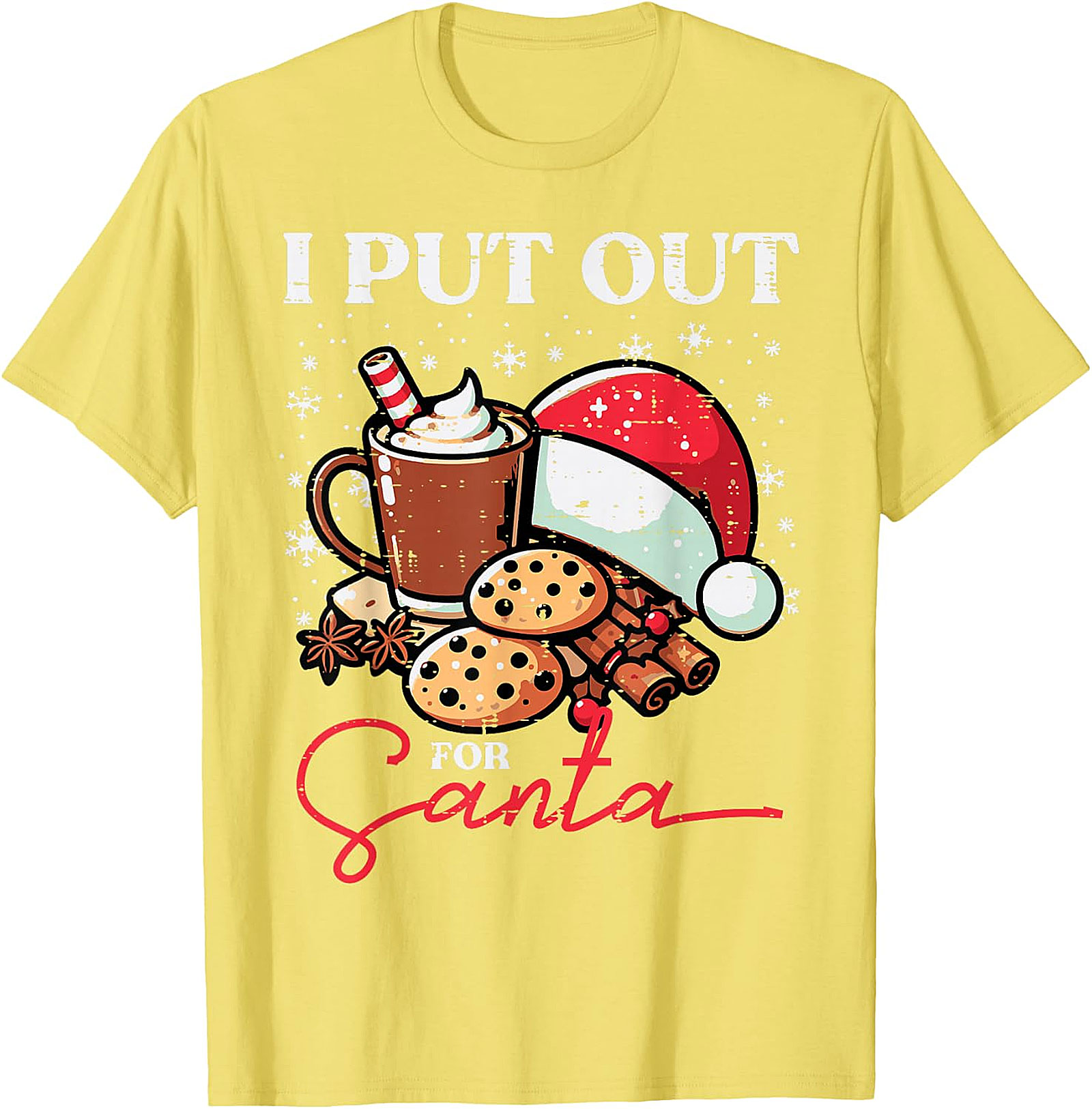 Funny "I Put Out for Santa" Christmas T-Shirt | Holiday Tee