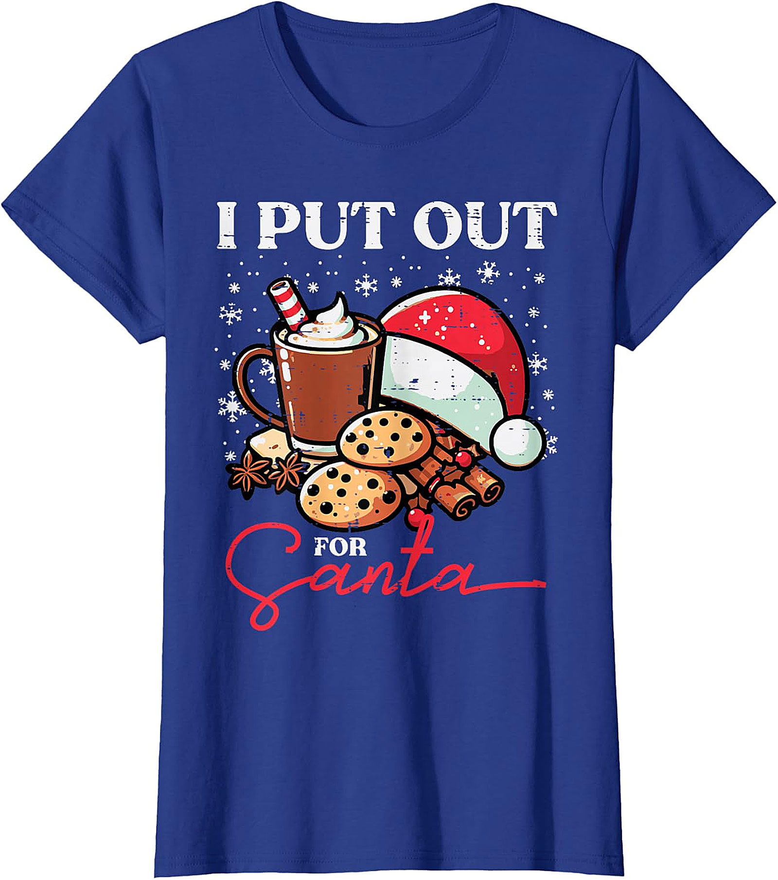 Funny "I Put Out for Santa" Christmas T-Shirt | Holiday Tee