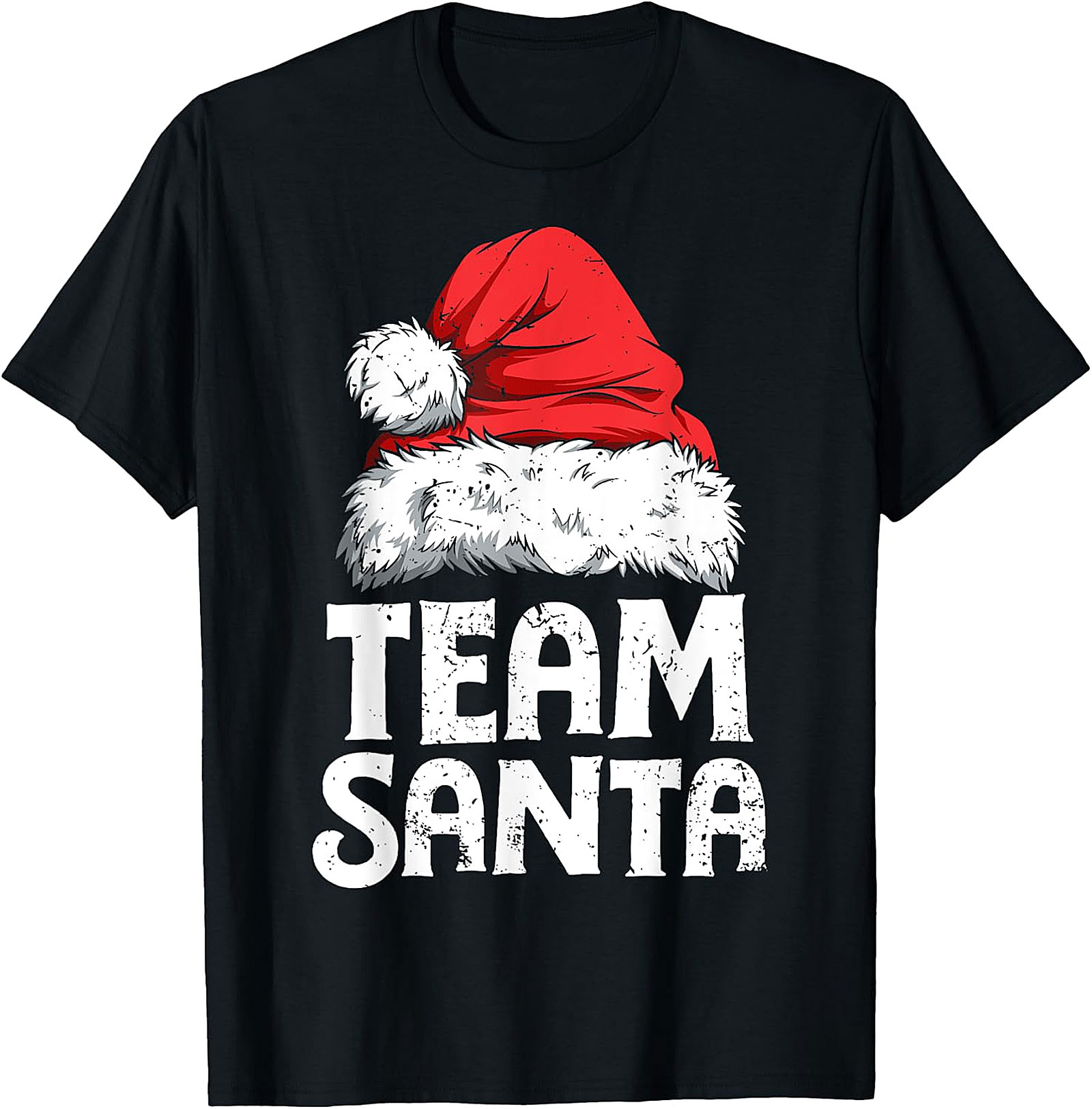 Team Santa Hat Graphic Apparel | Festive Holiday Tee