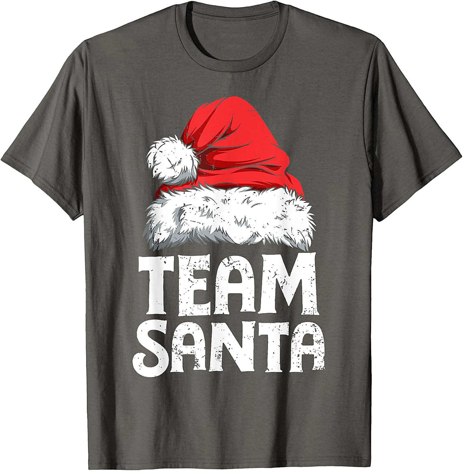 Team Santa Hat Graphic Apparel | Festive Holiday Tee