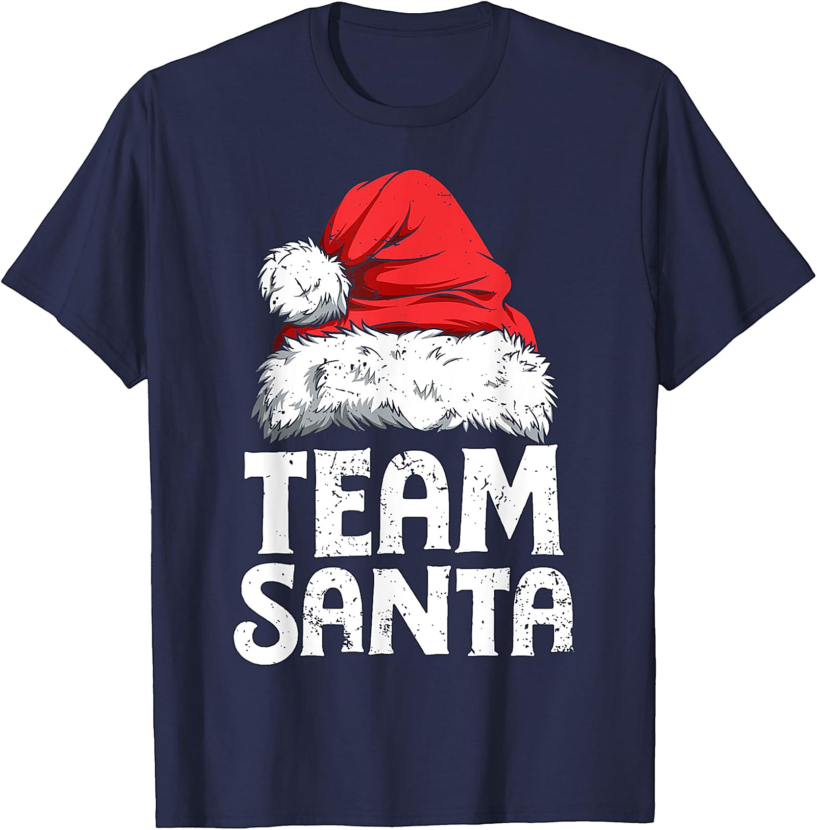 Team Santa Hat Graphic Apparel | Festive Holiday Tee