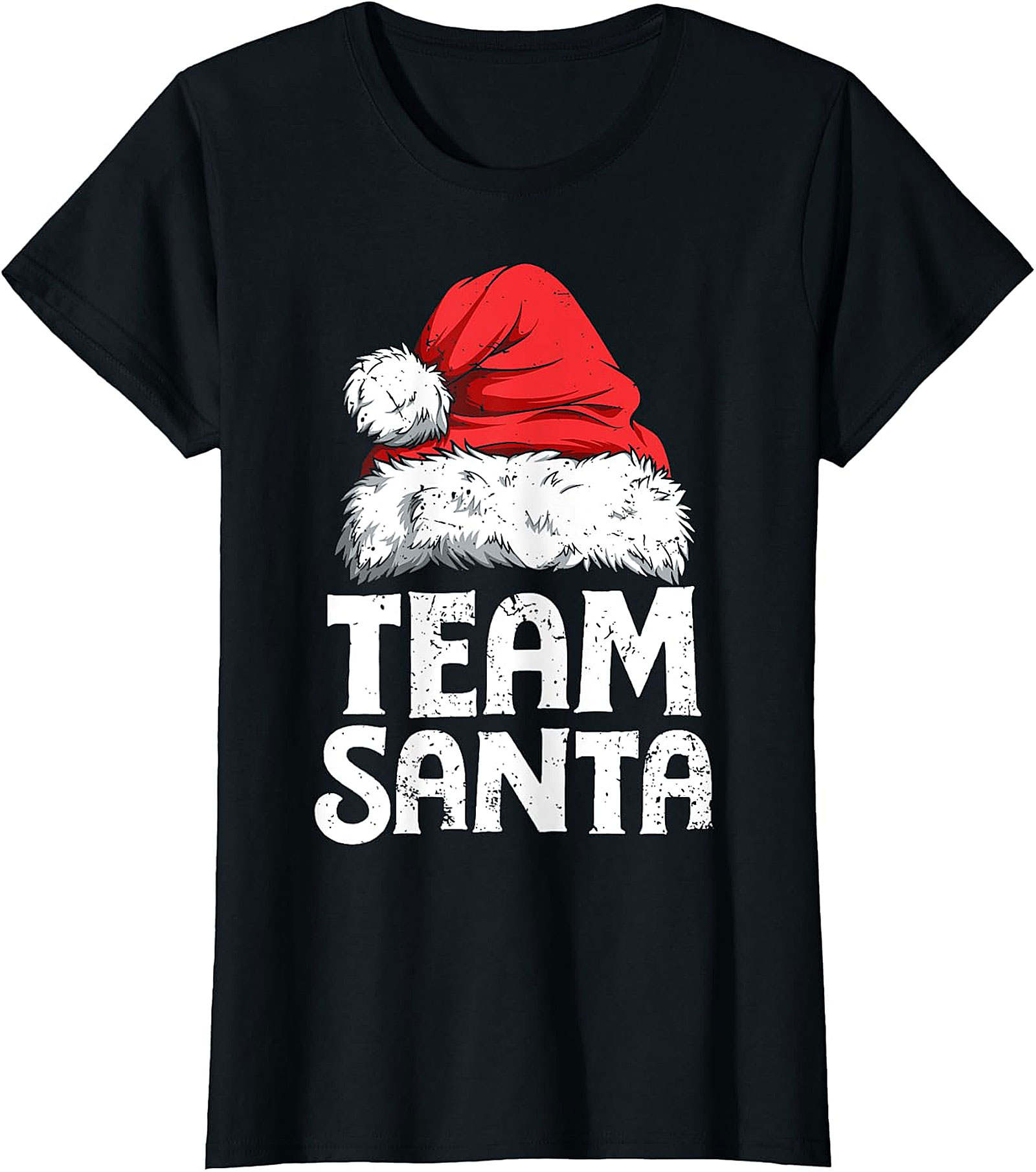 Team Santa Hat Graphic Apparel | Festive Holiday Tee