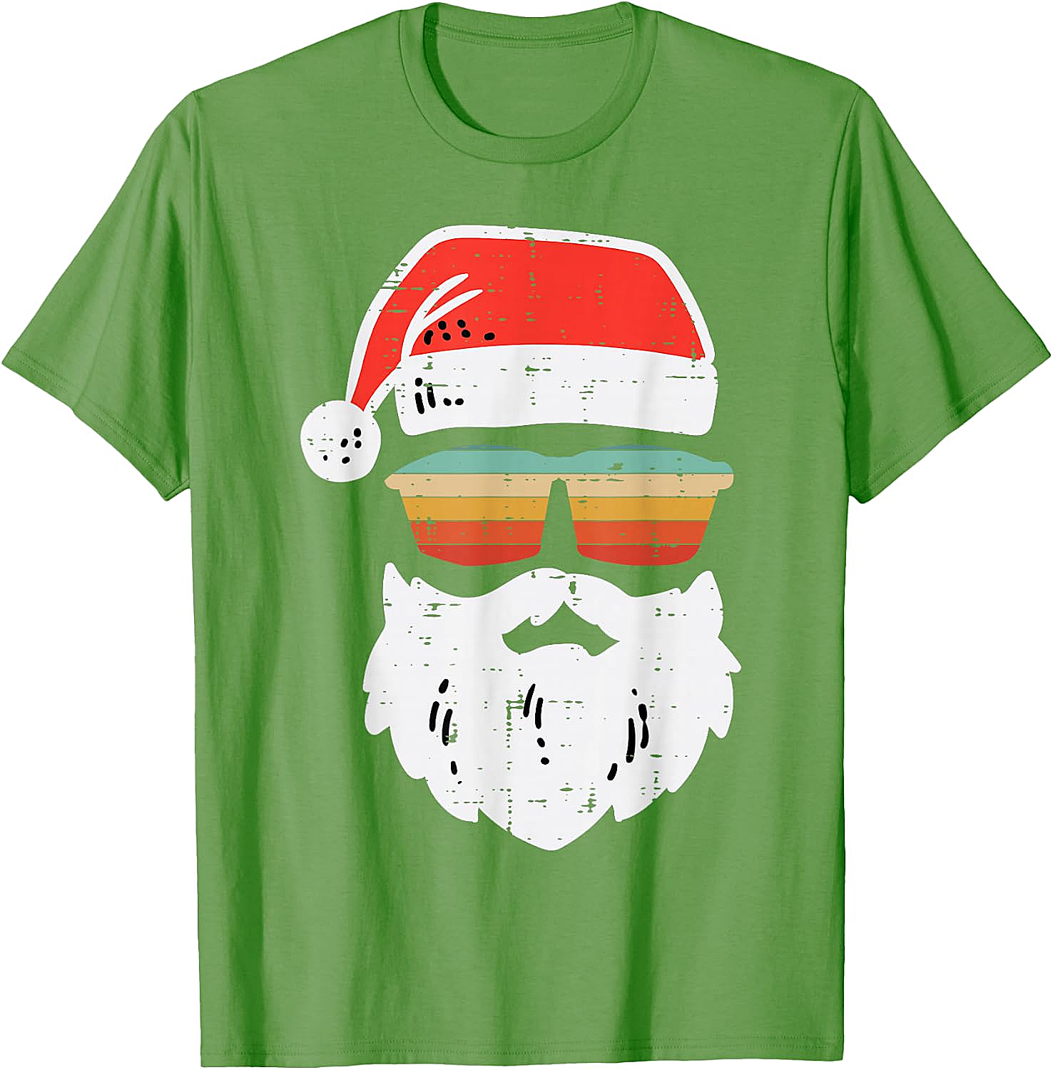 Cool Santa Retro Sunglasses Christmas T-Shirt Tee