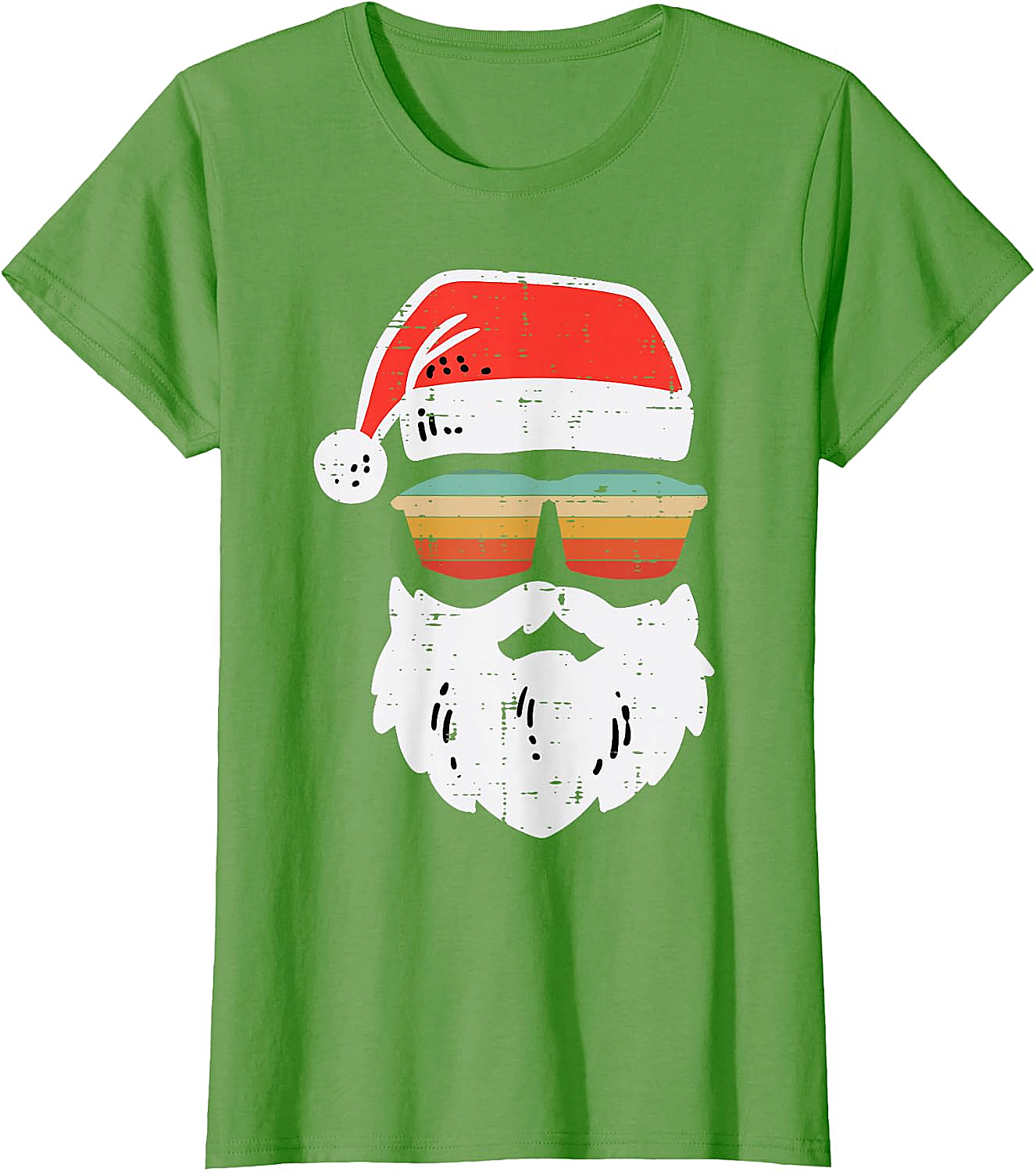 Cool Santa Retro Sunglasses Christmas T-Shirt Tee