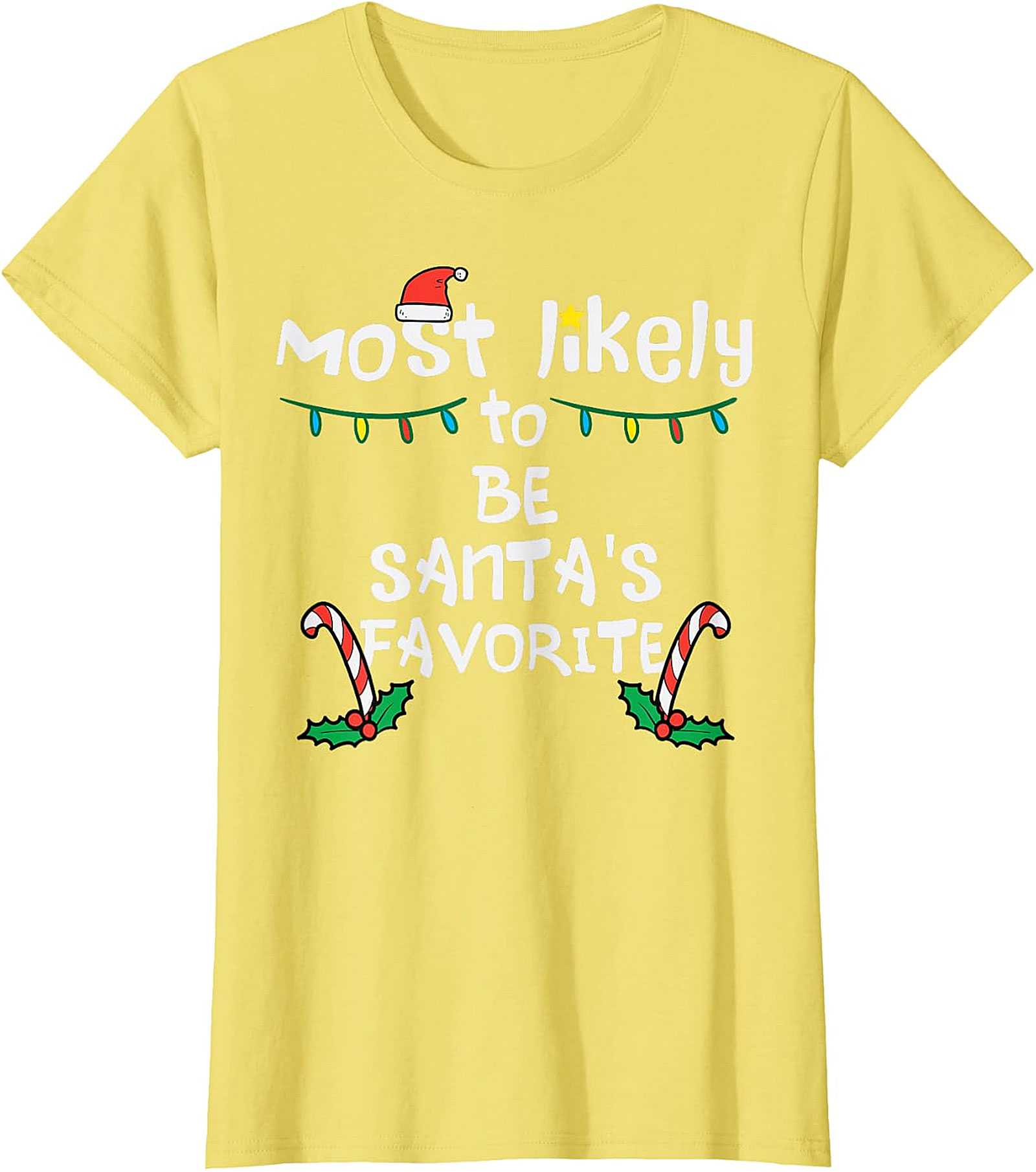 Most Likely To Be Santa's Favorite Christmas T-Shirt