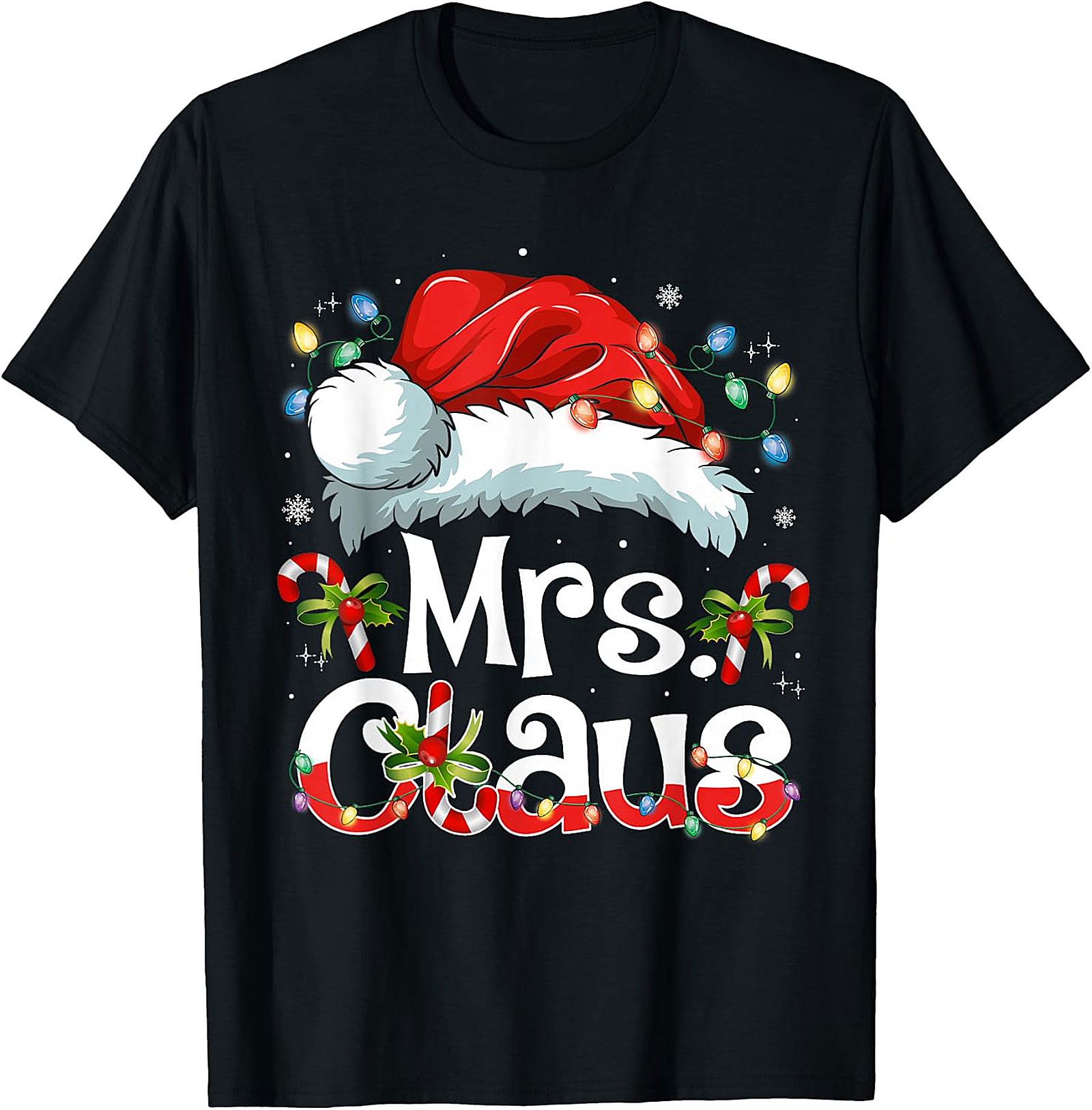Mrs. Claus Christmas Apparel | Festive Holiday Tee