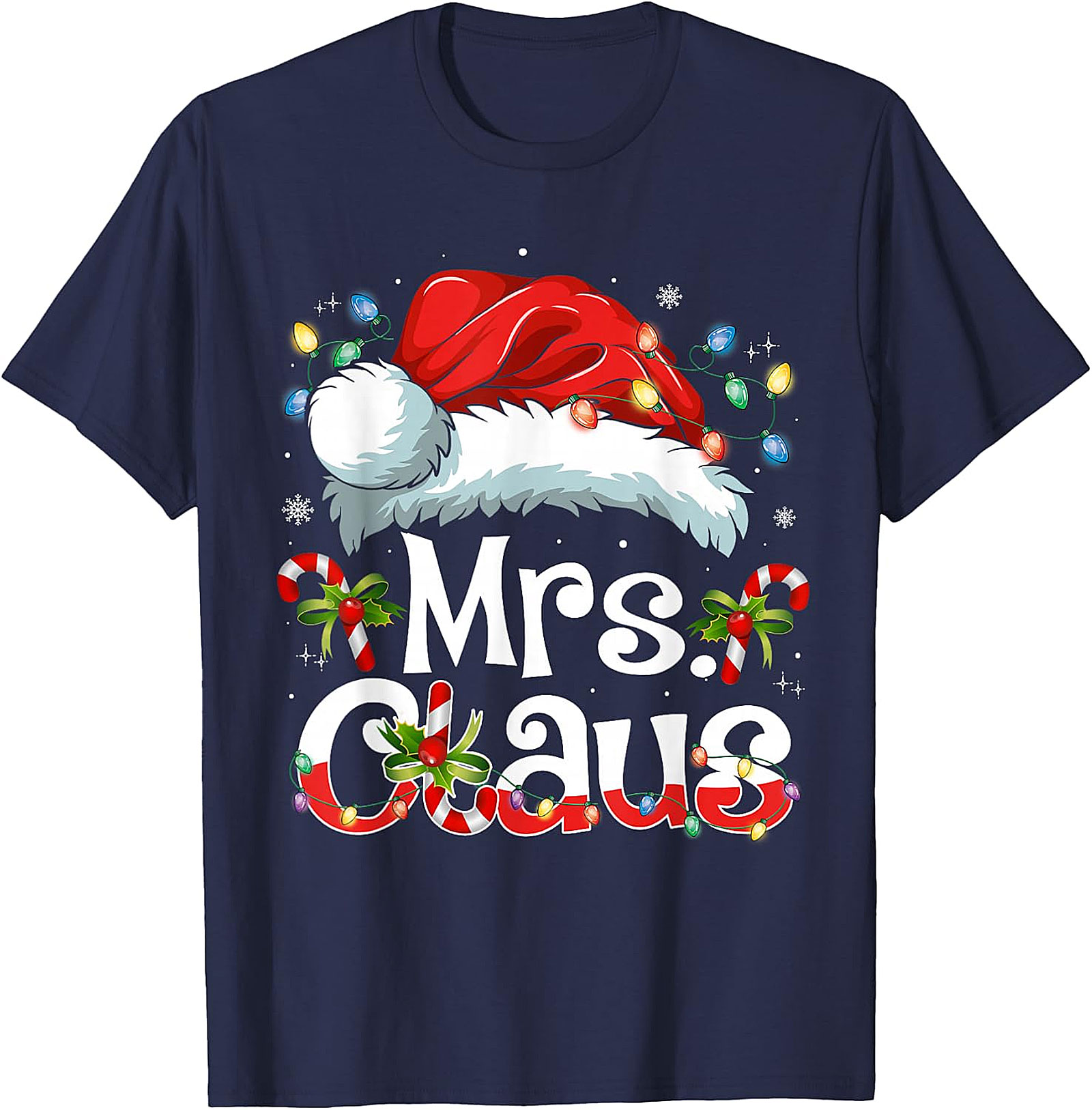 Mrs. Claus Christmas Apparel | Festive Holiday Tee