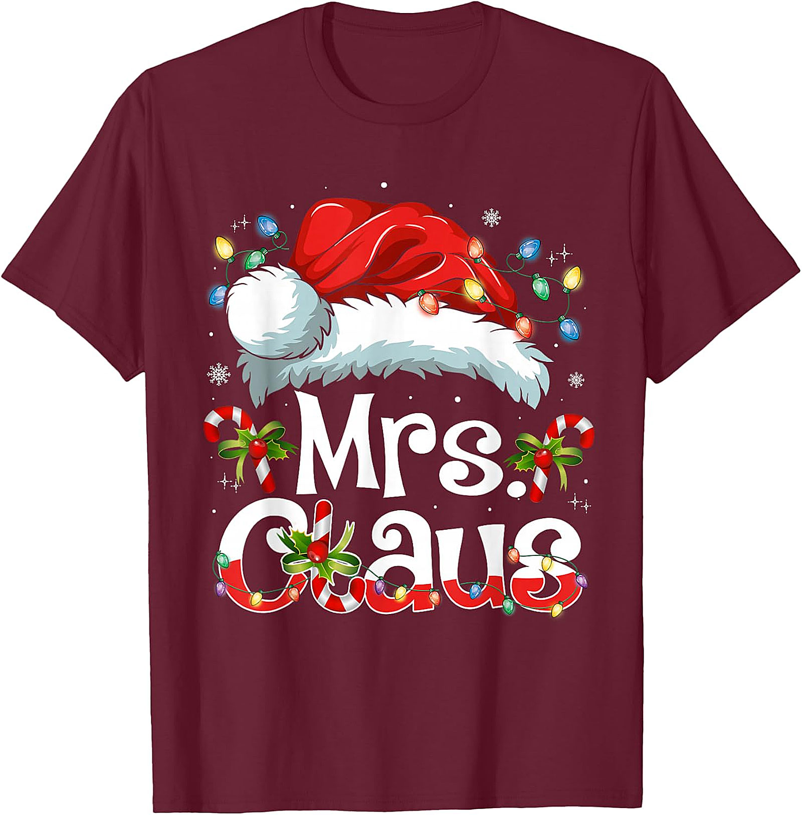 Mrs. Claus Christmas Apparel | Festive Holiday Tee