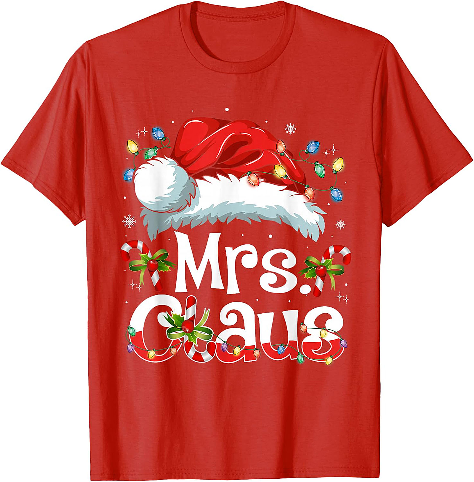 Mrs. Claus Christmas Apparel | Festive Holiday Tee