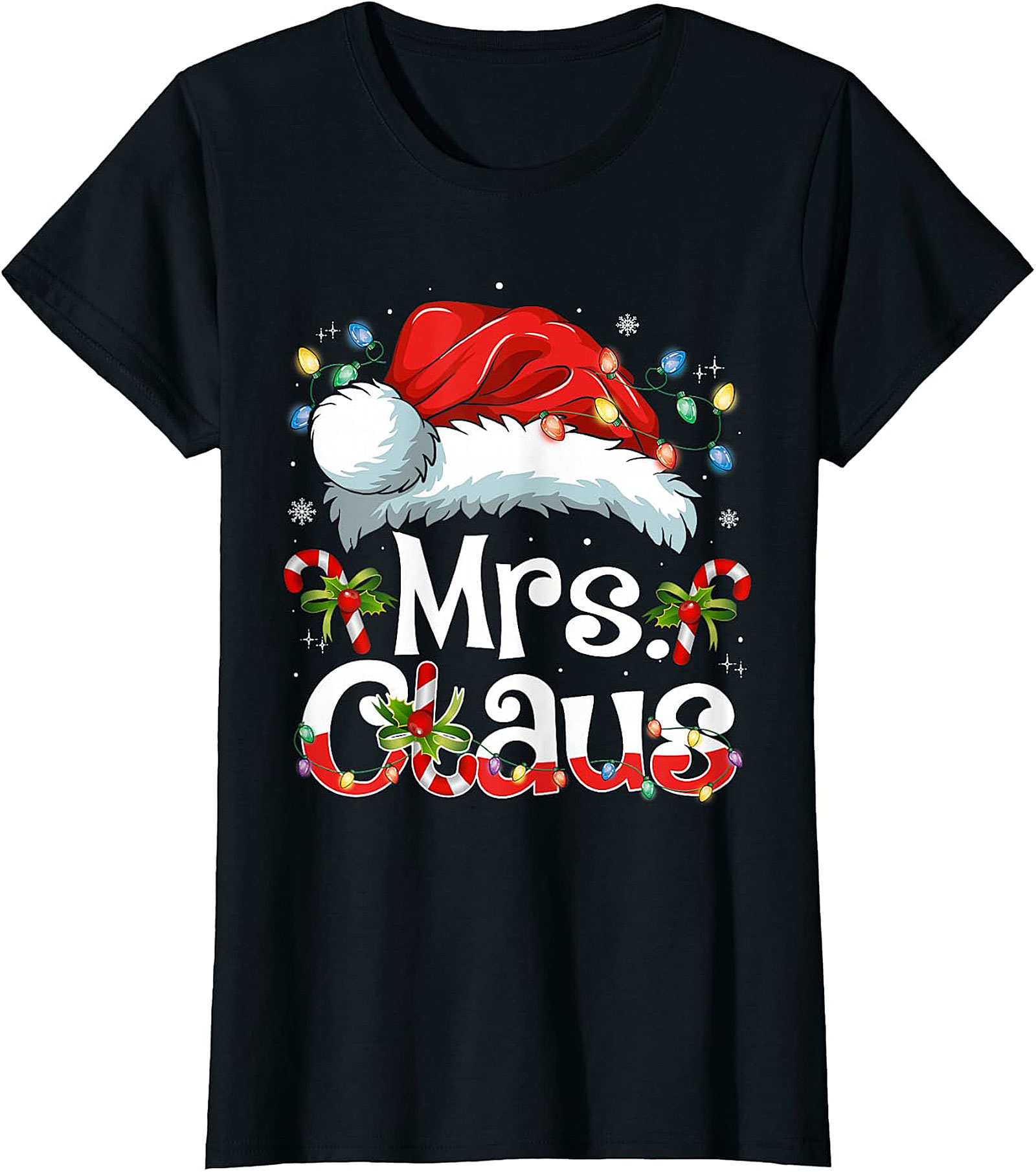 Mrs. Claus Christmas Apparel | Festive Holiday Tee